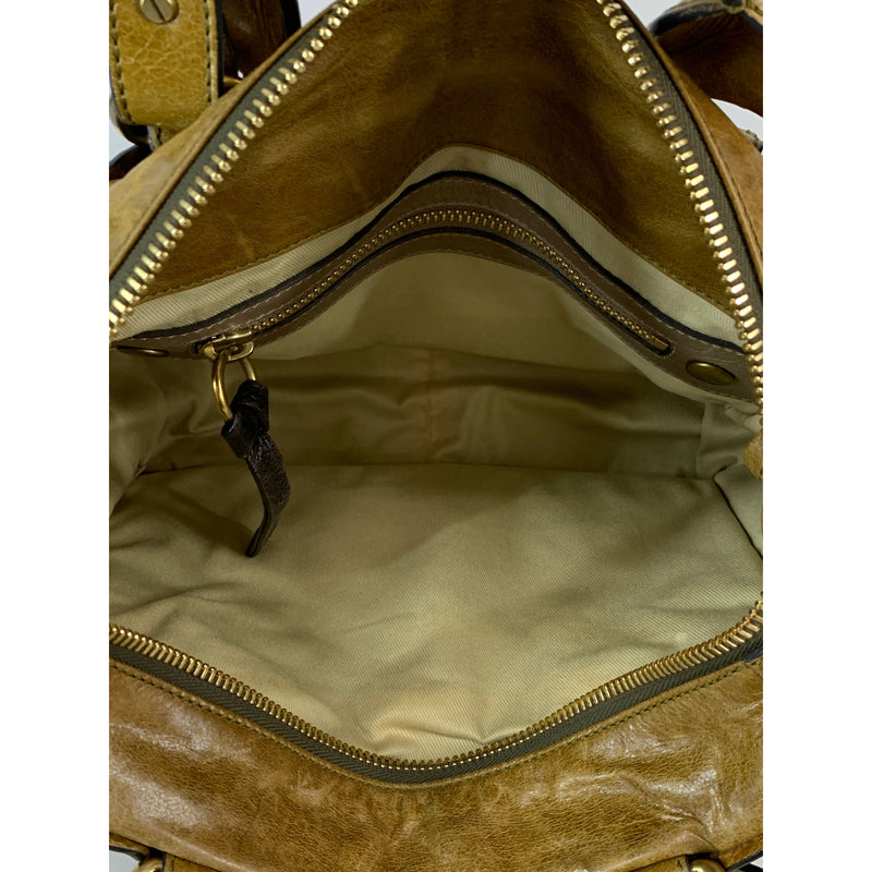 Chloe/Cross Body Bag/Camel/Leather/