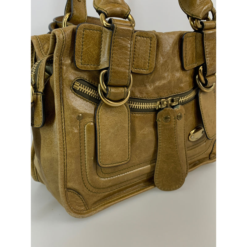 Chloe/Cross Body Bag/Camel/Leather/