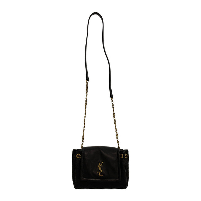 SAINT LAURENT/Cross Body Bag/Black/Sheepskin/672739