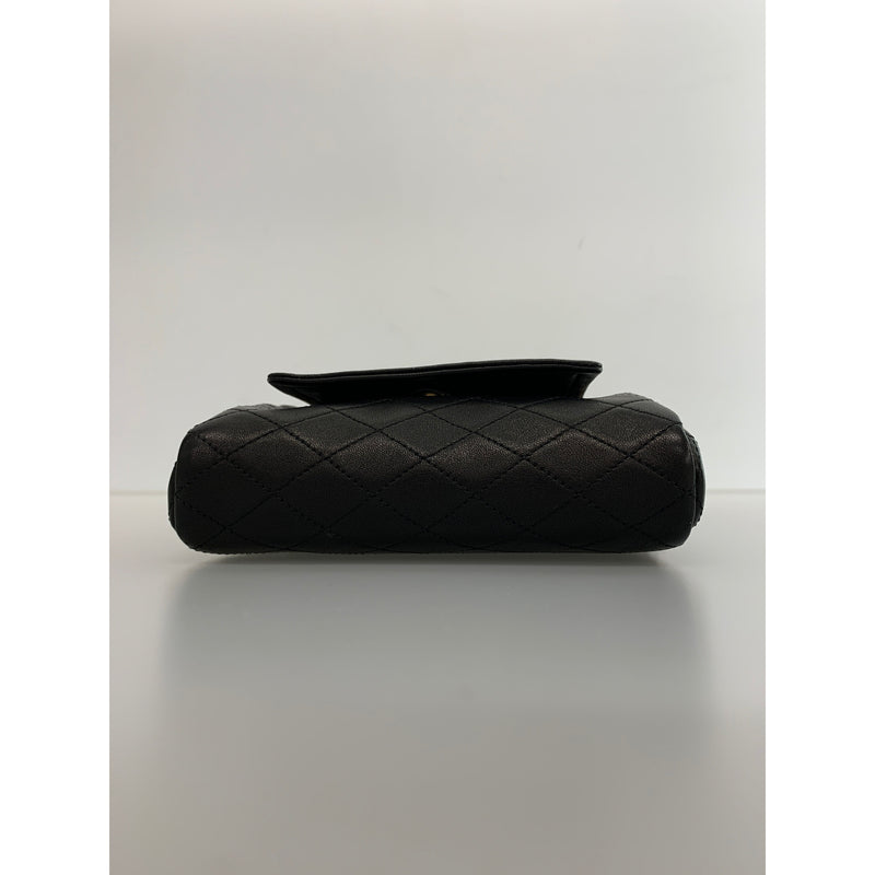 SAINT LAURENT/Cross Body Bag/Black/Sheepskin/672739