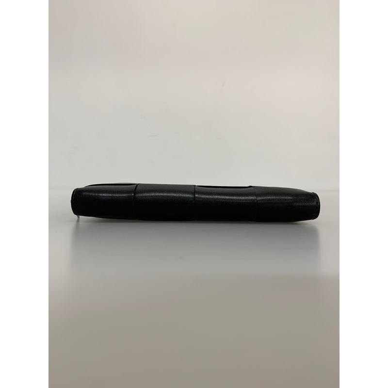 BOTTEGA VENETA/Long Wallet/Black/Leather/