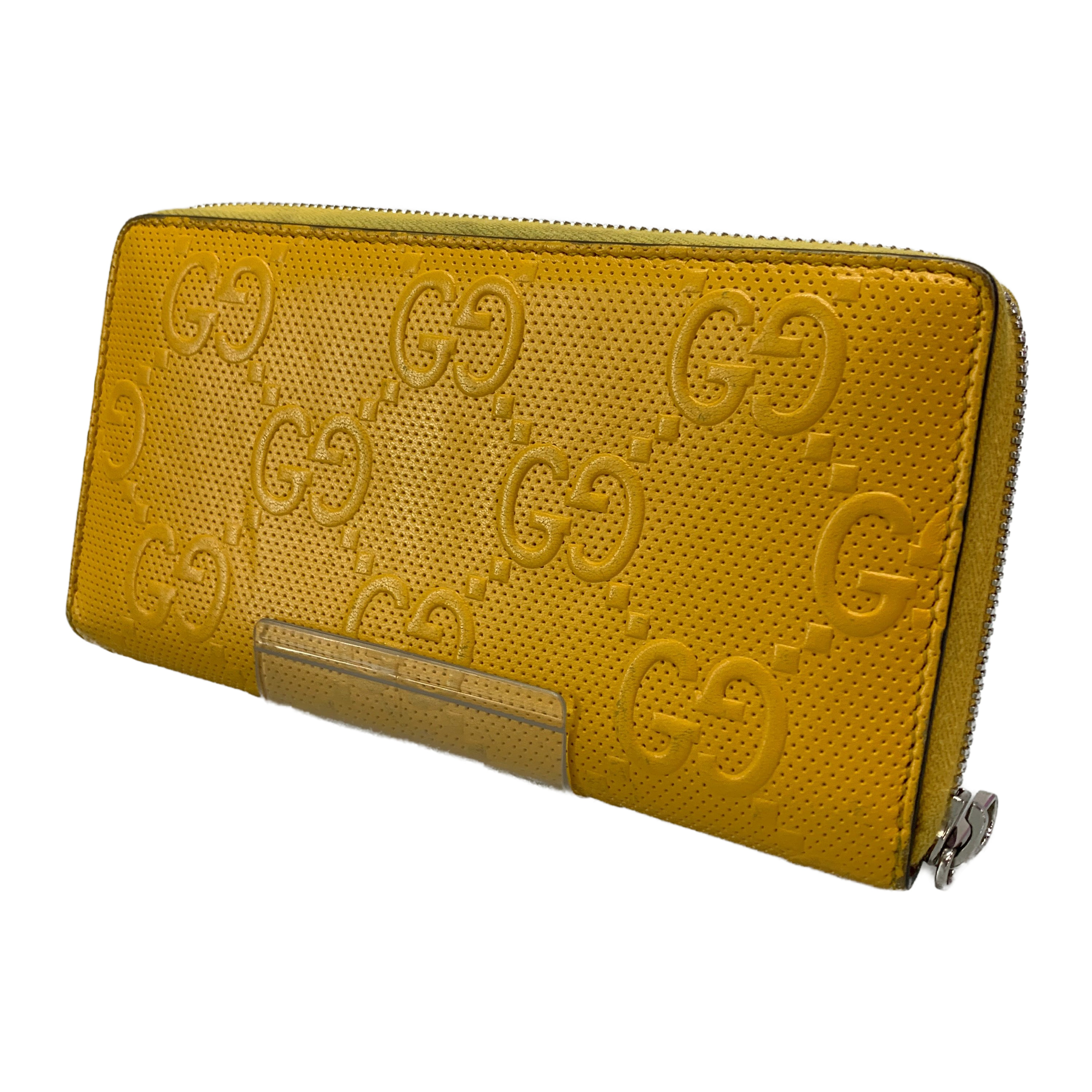 GUCCI/Long Wallet/Yellow/Leather/All Over Print/625558 1W3AN 7636 view 2
