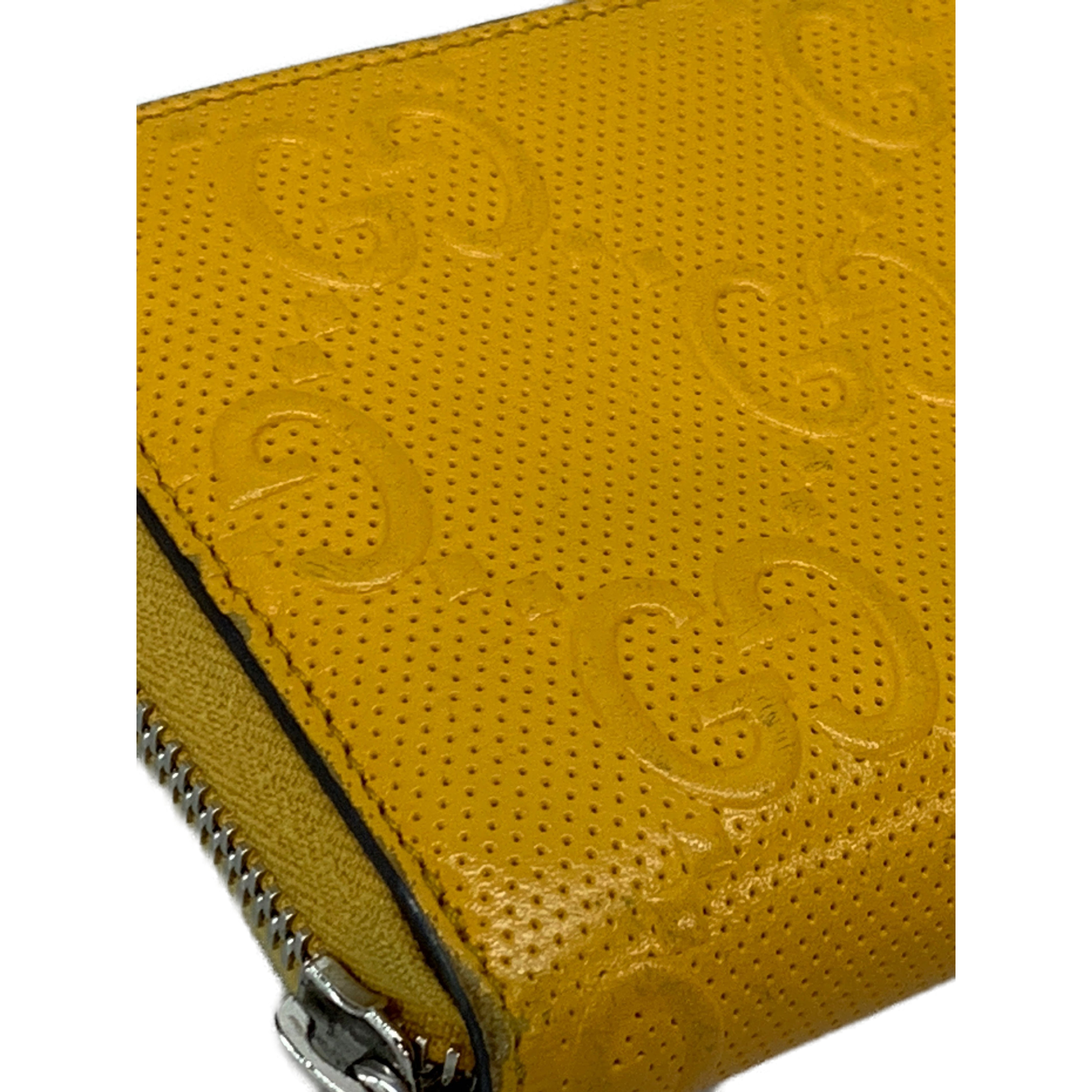 GUCCI/Long Wallet/Yellow/Leather/All Over Print/625558 1W3AN 7636 view 6