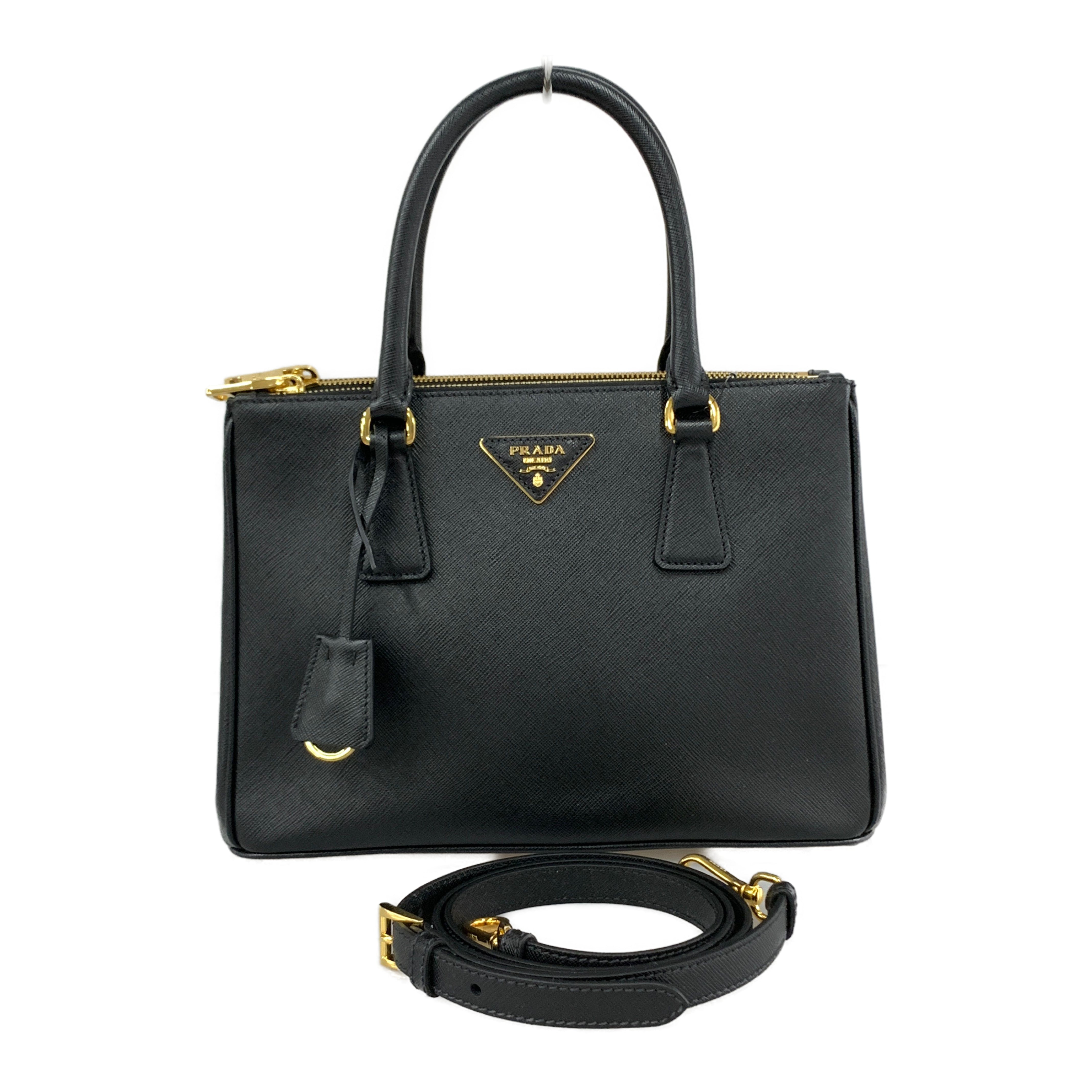 PRADA/Cross Body Bag/Leather/Black/1BA863 galleria medium view 1