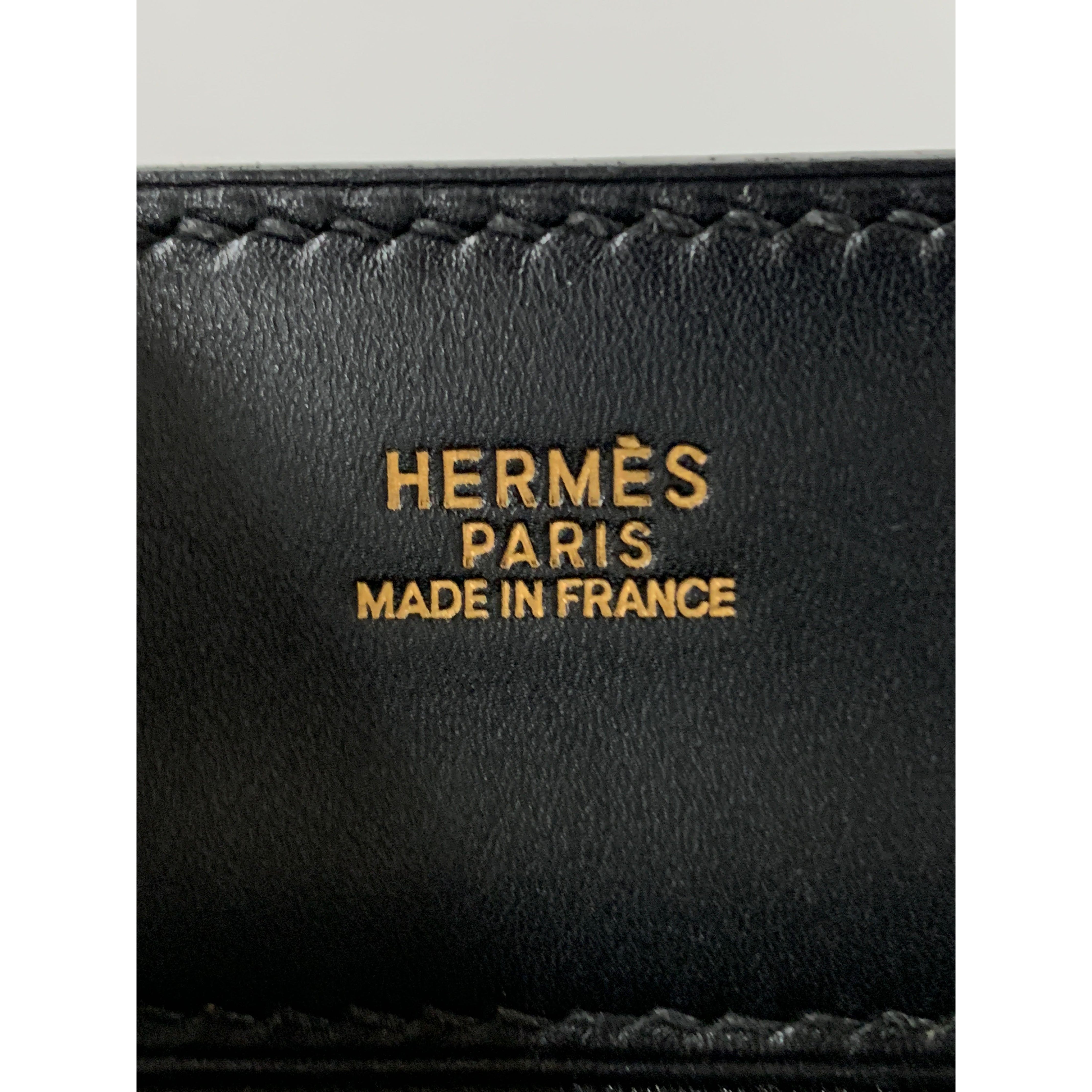 HERMES/Cross Body Bag/Leather/Black/ view 5
