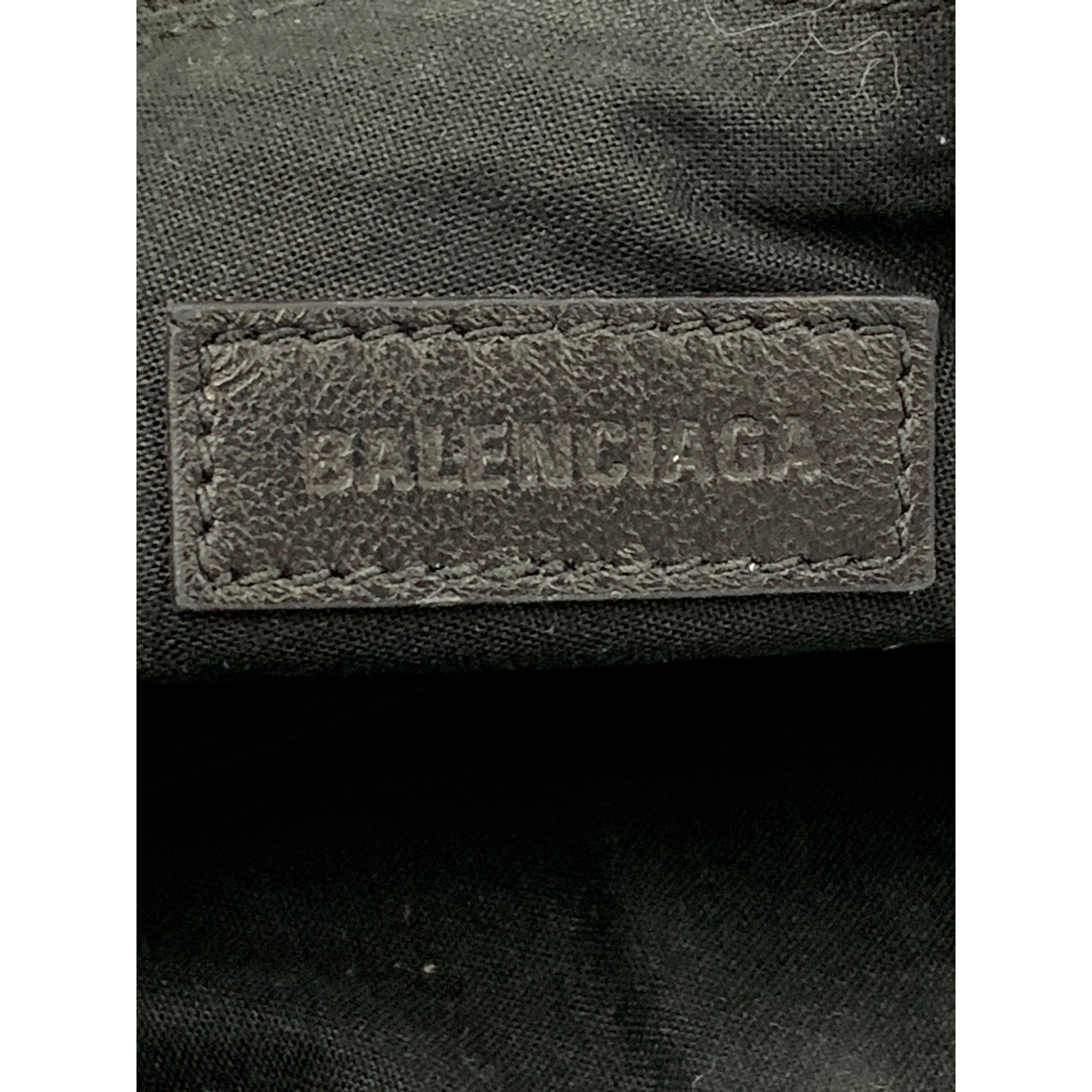 BALENCIAGA/Cross Body Bag/Leather/Black/cagole view 5
