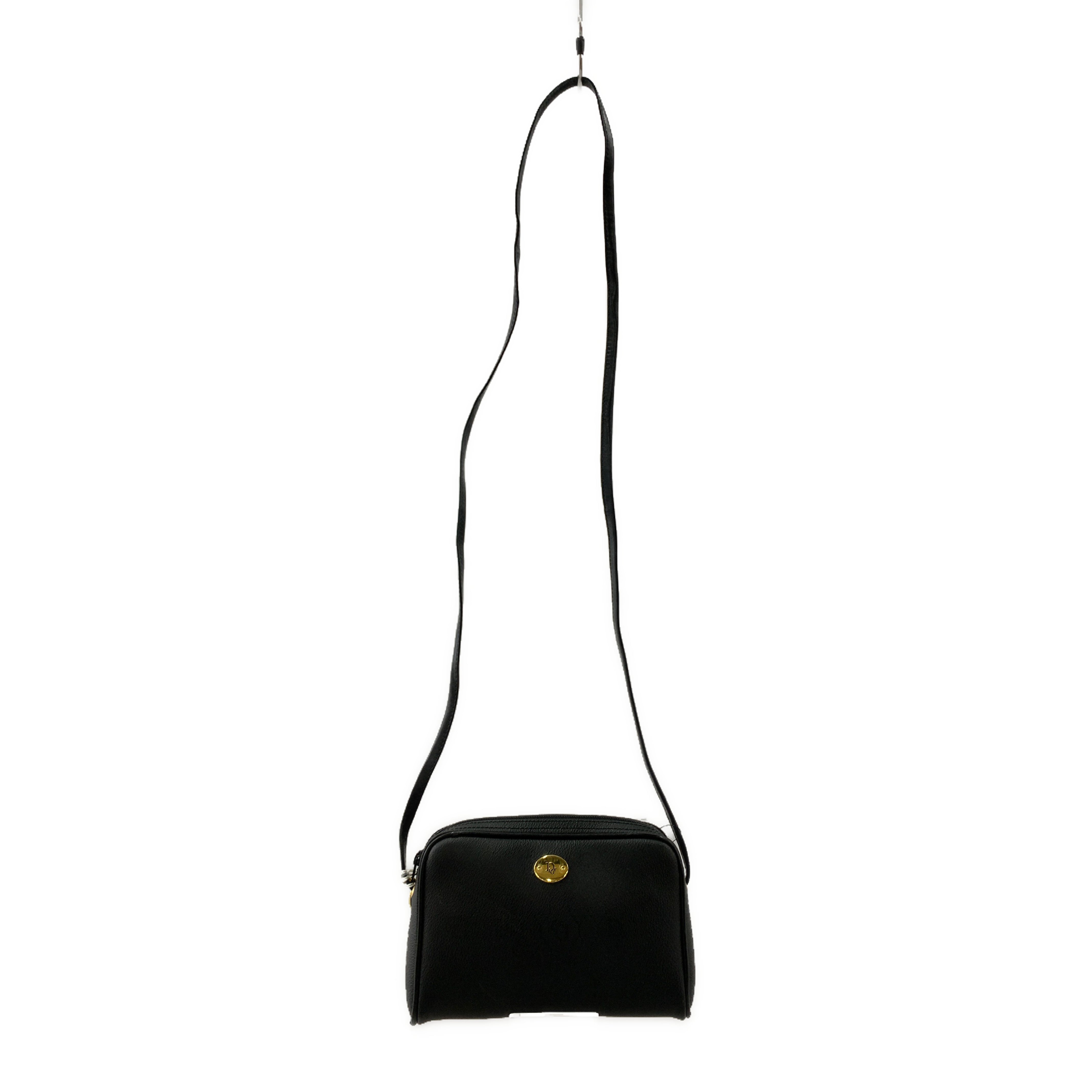 Christian Dior/Cross Body Bag/Leather/Black/ view 1