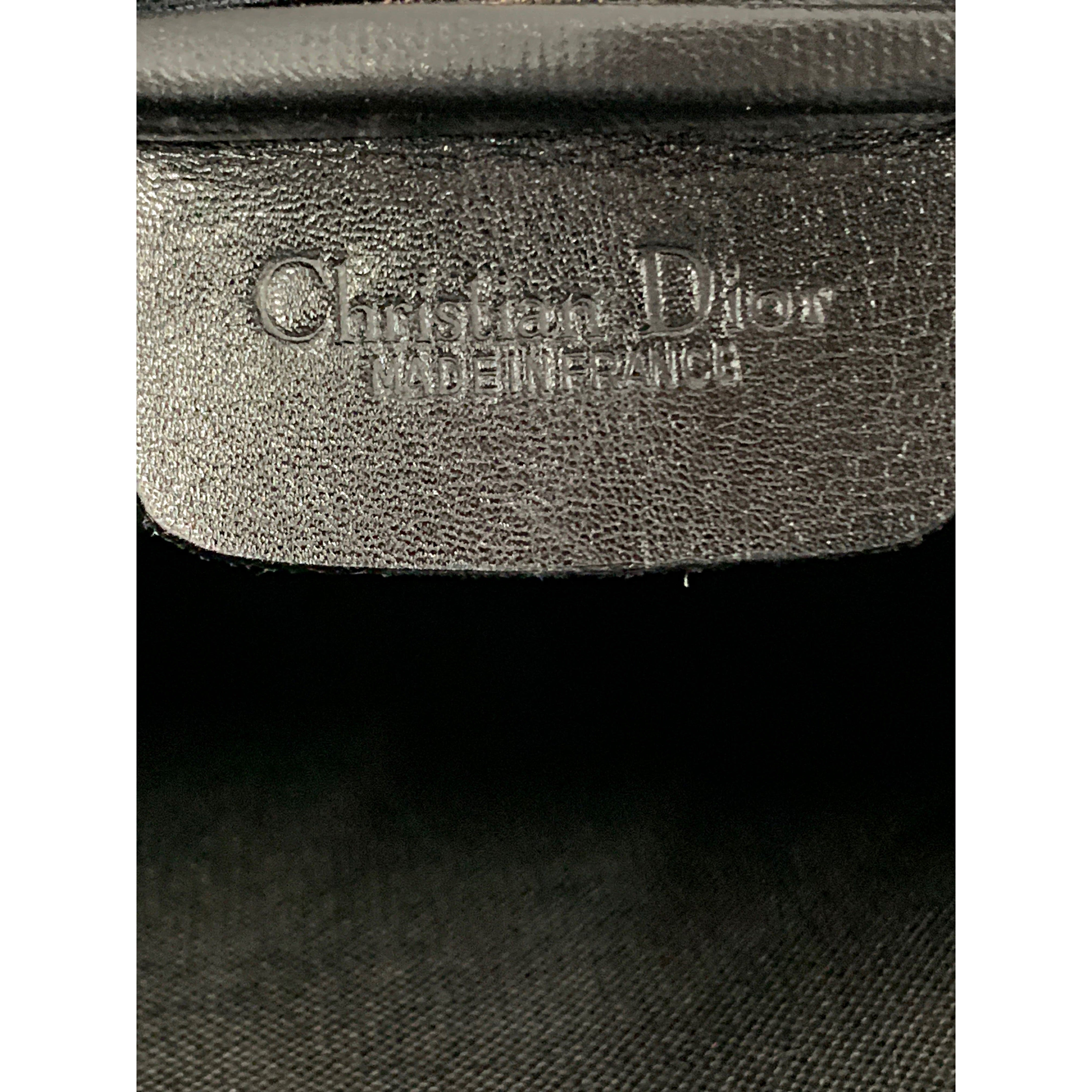 Christian Dior/Cross Body Bag/Leather/Black/ view 5