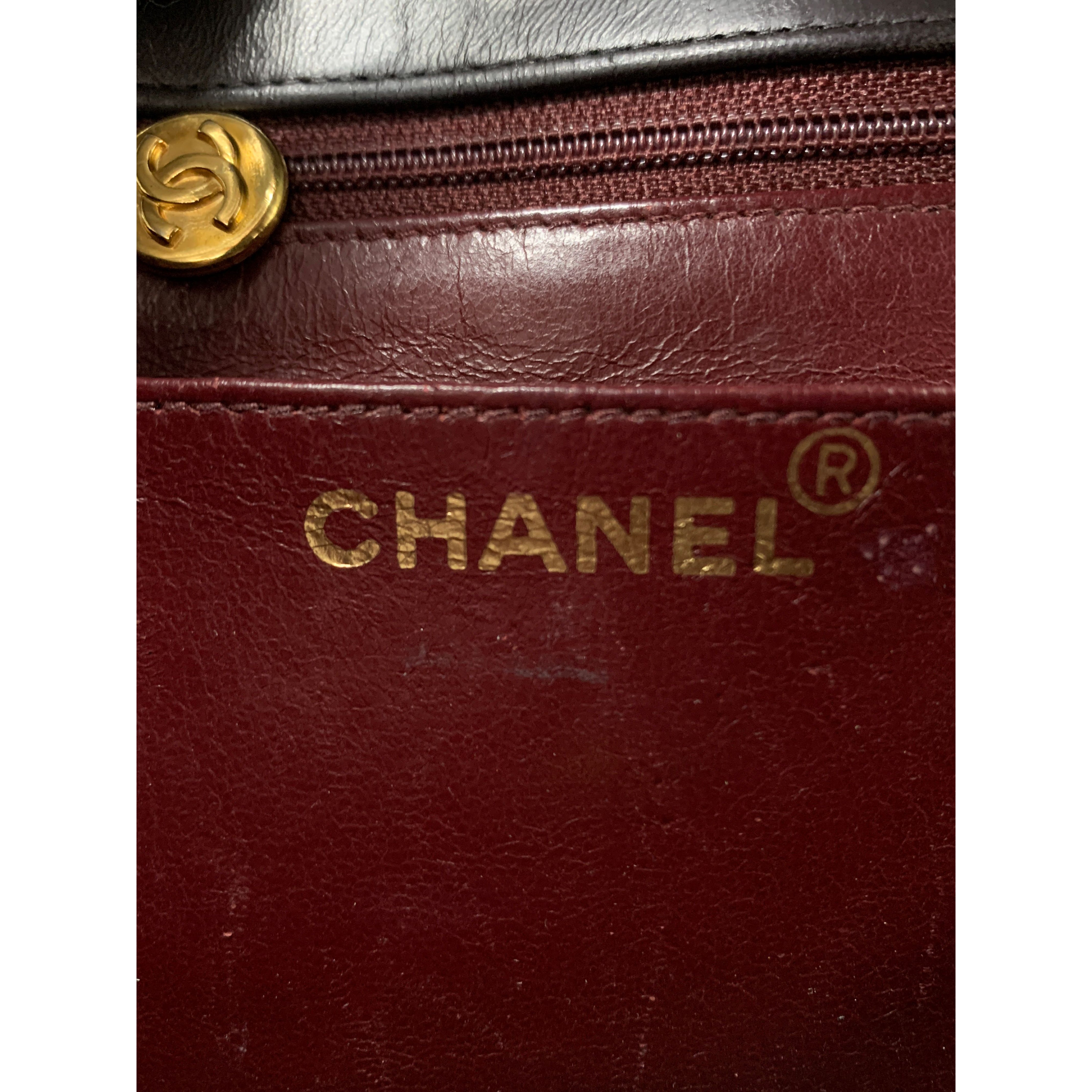 CHANEL/Cross Body Bag/Leather/Brown/quilt flap small gold hardware view 5