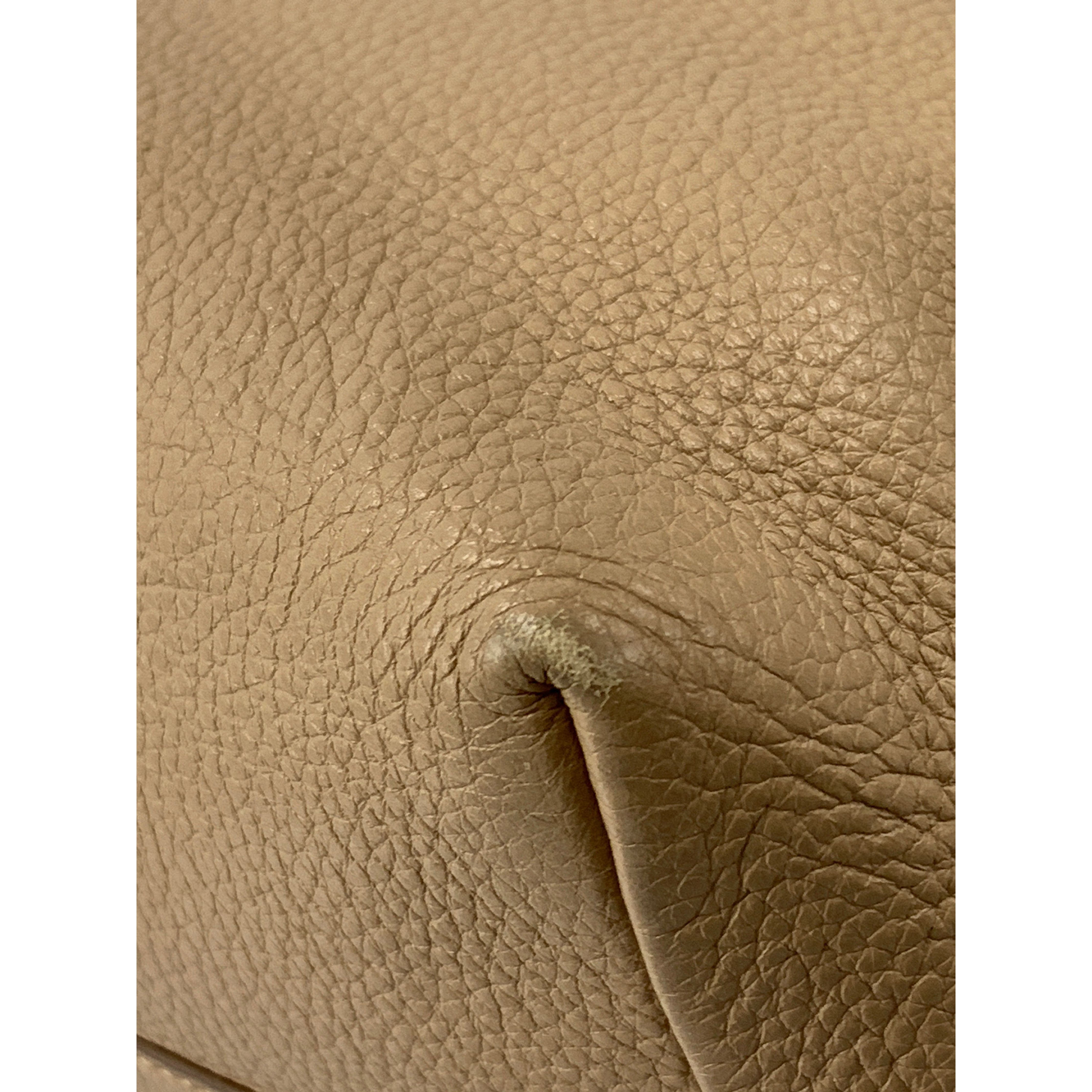PRADA/Hand Bag/Leather/Beige/vitello daino pebbled view 7