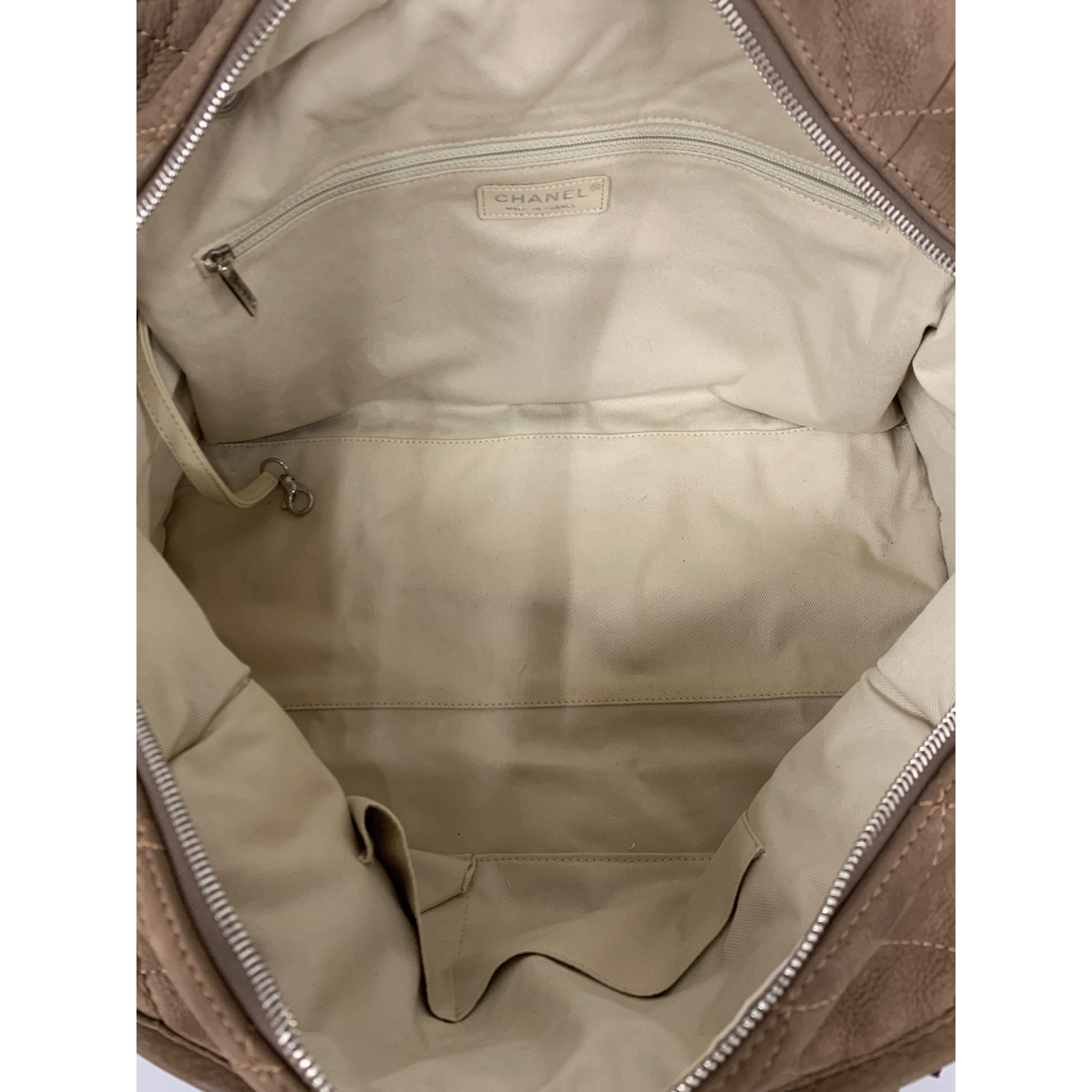 CHANEL/Hand Bag/Suede/Brown/ view 4