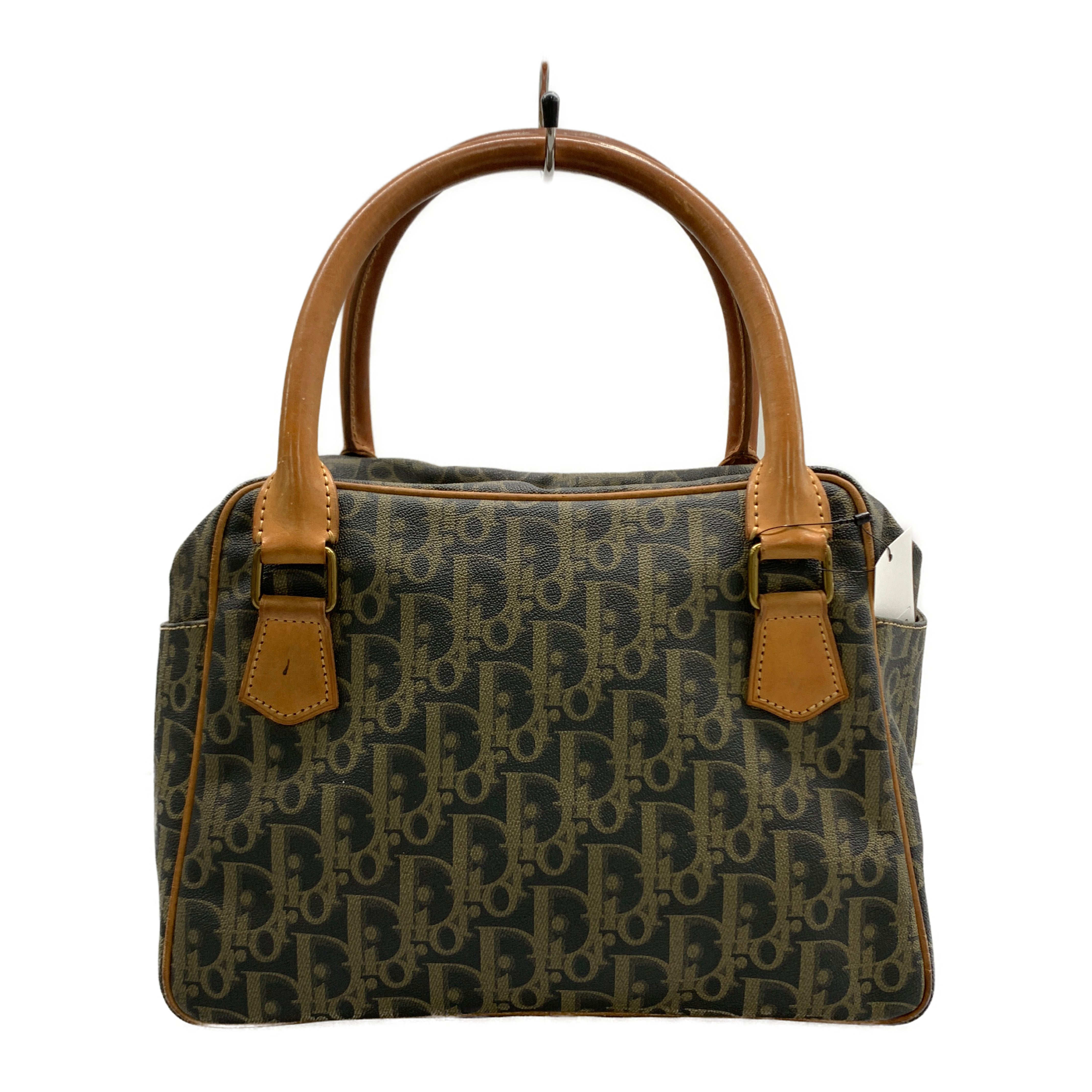 Christian Dior/Hand Bag/Monogram/Leather/Khaki/oblique view 1