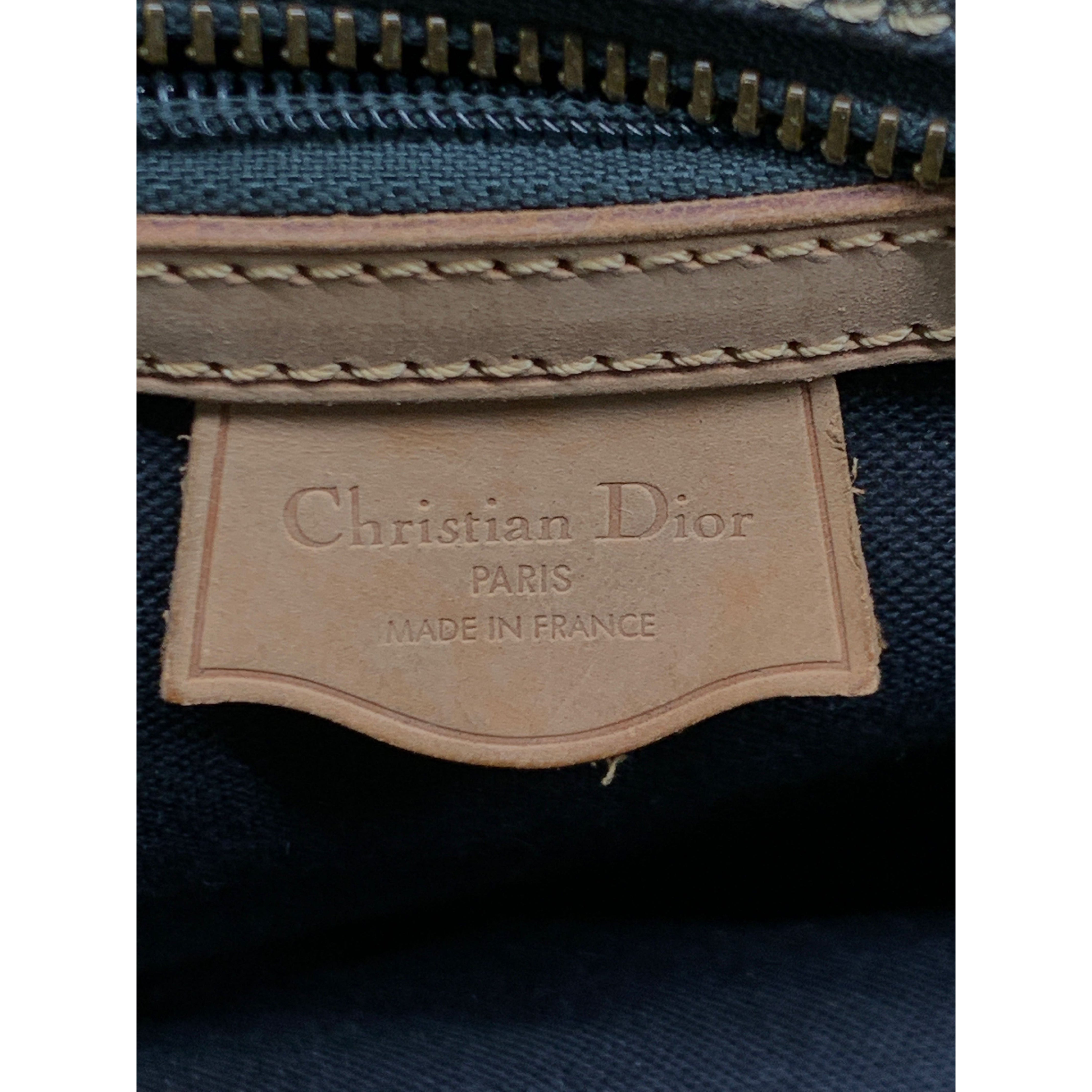 Christian Dior/Hand Bag/Monogram/Leather/Khaki/oblique view 4