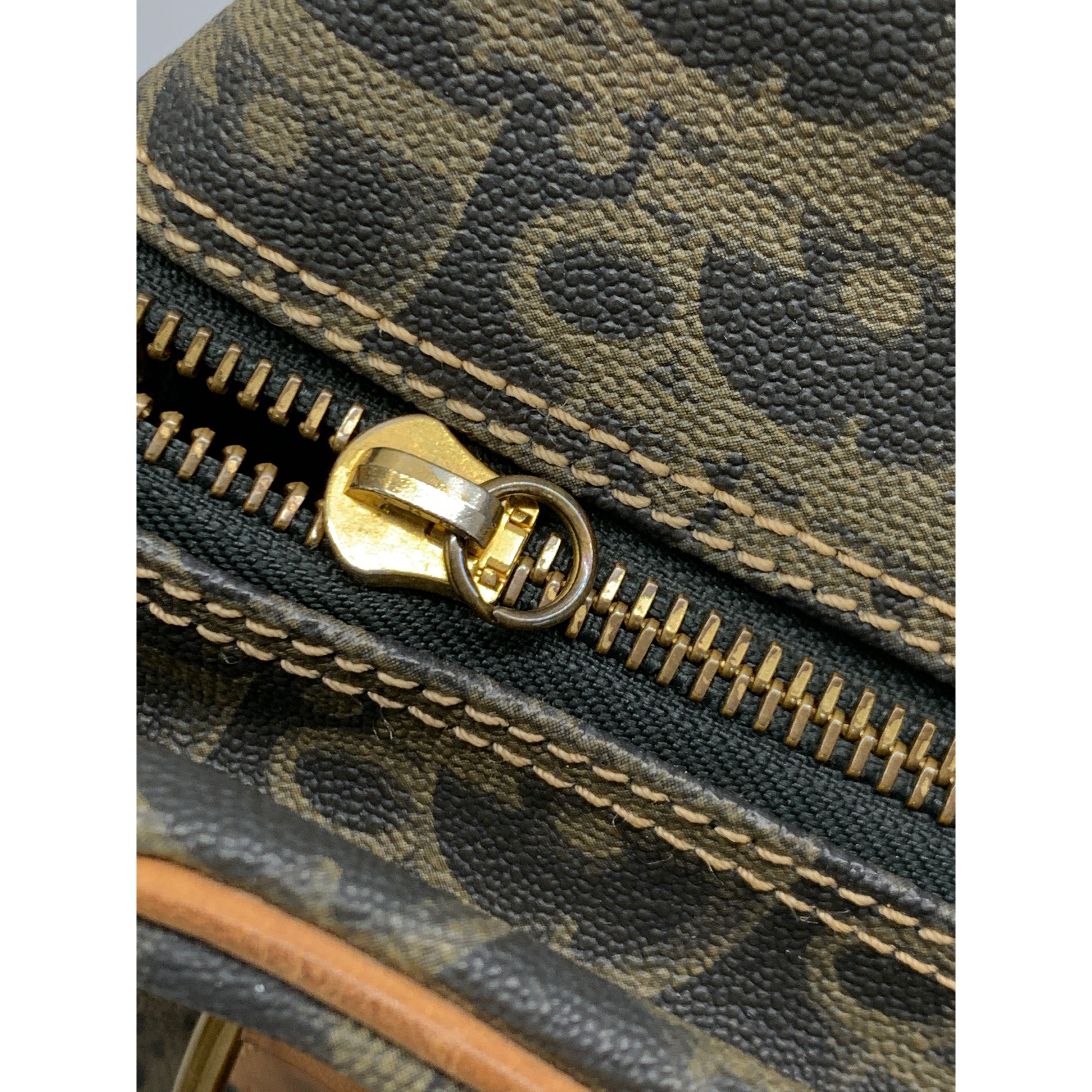 Christian Dior/Hand Bag/Monogram/Leather/Khaki/oblique view 7