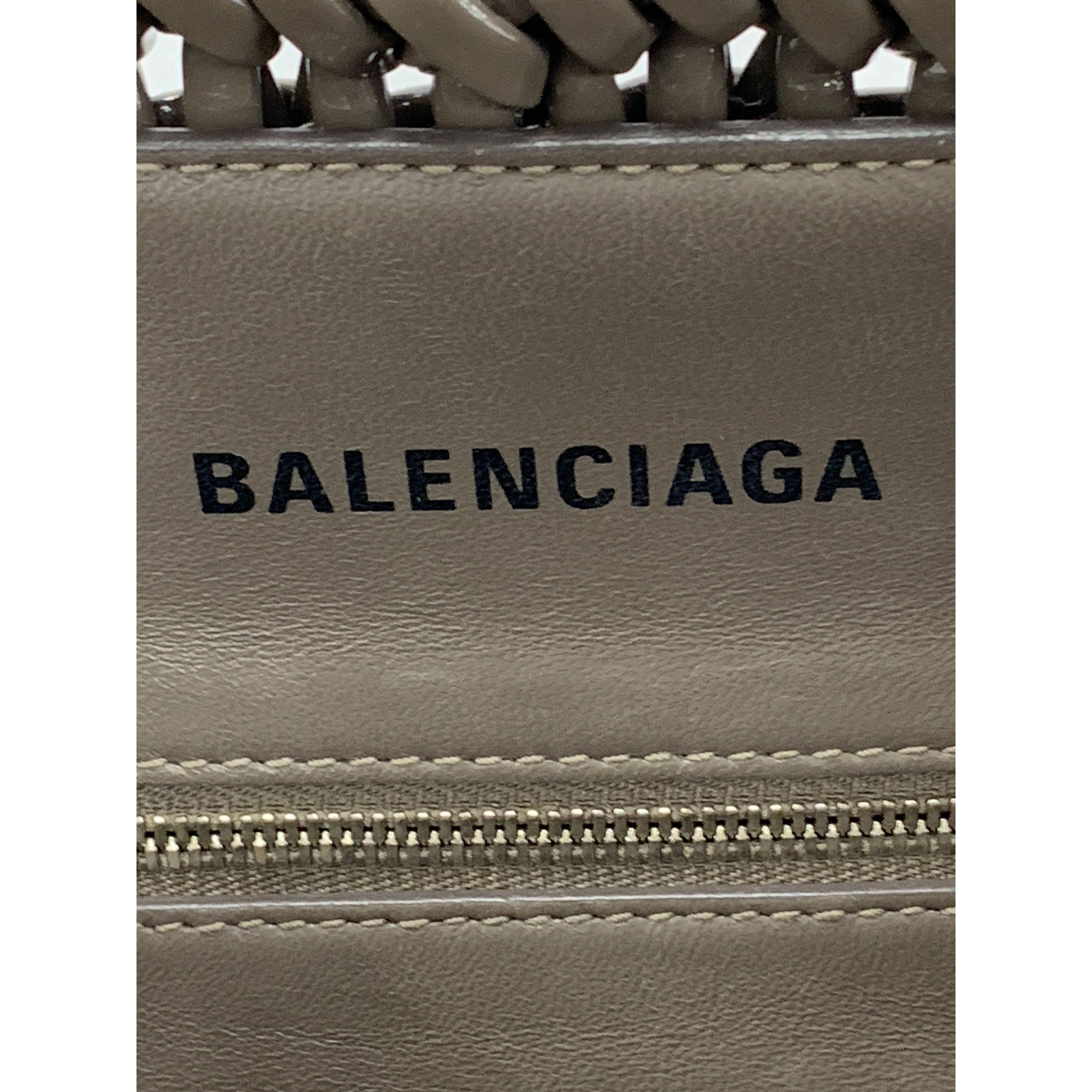 BALENCIAGA/Hand Bag/Brown/bistro xs basket glossy view 5