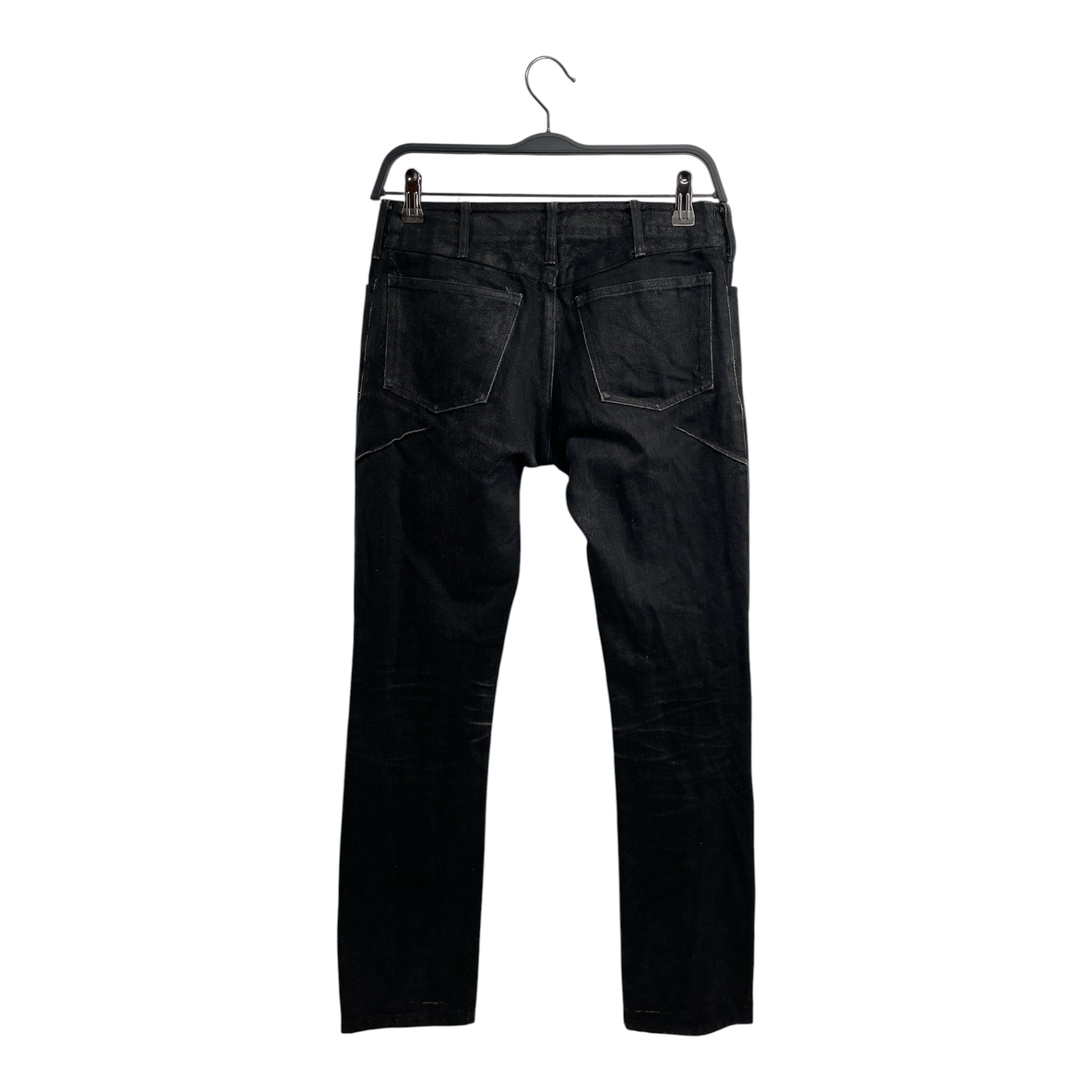 NUMBER (N)INE/Pants/0/Denim/BLK/1999 FRONT ZIP SKINNY JEANS view 2