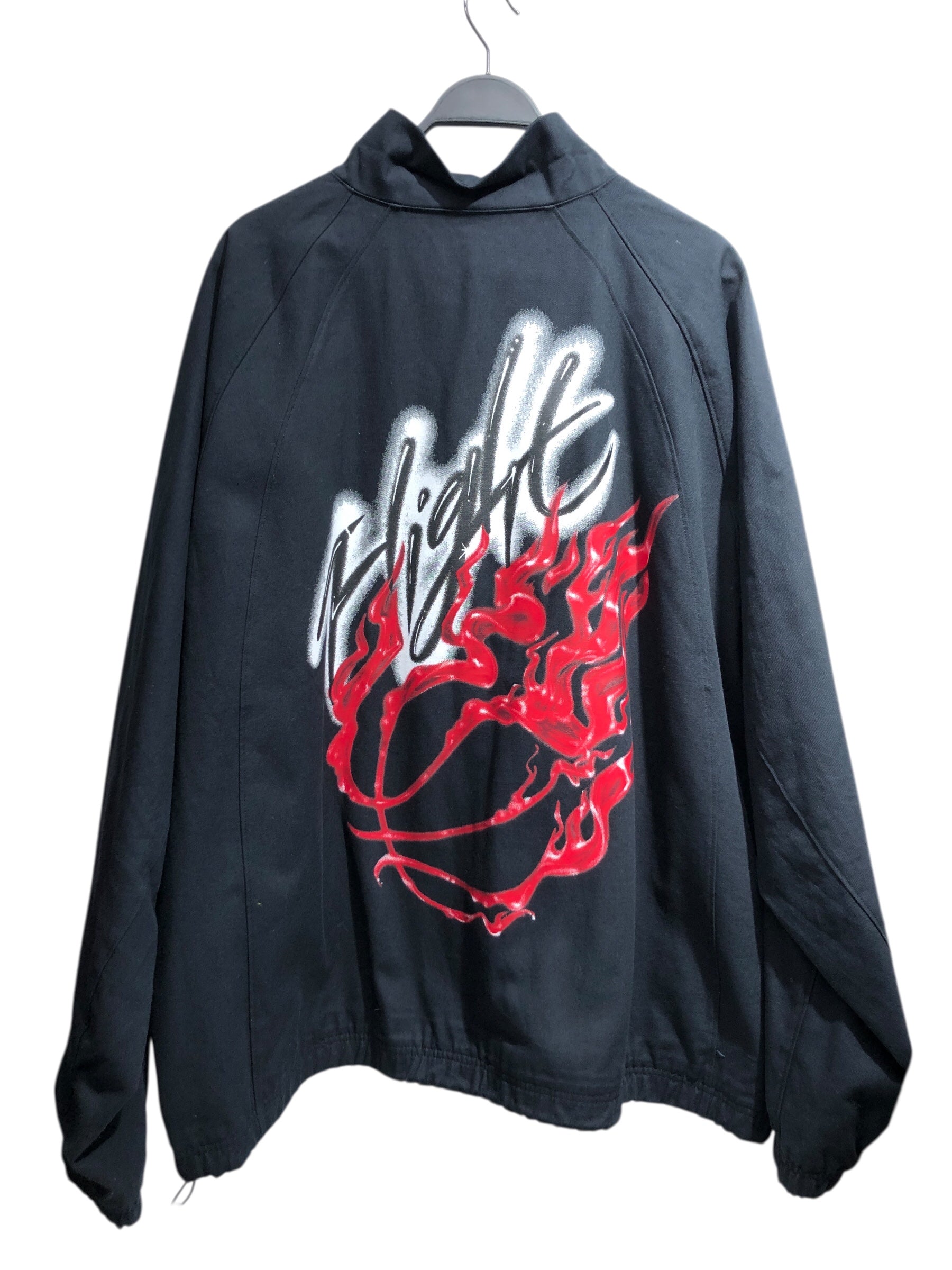 TRAVIS SCOTT/Jacket/XXXL/Cotton/BLK/Graphic/ view 2
