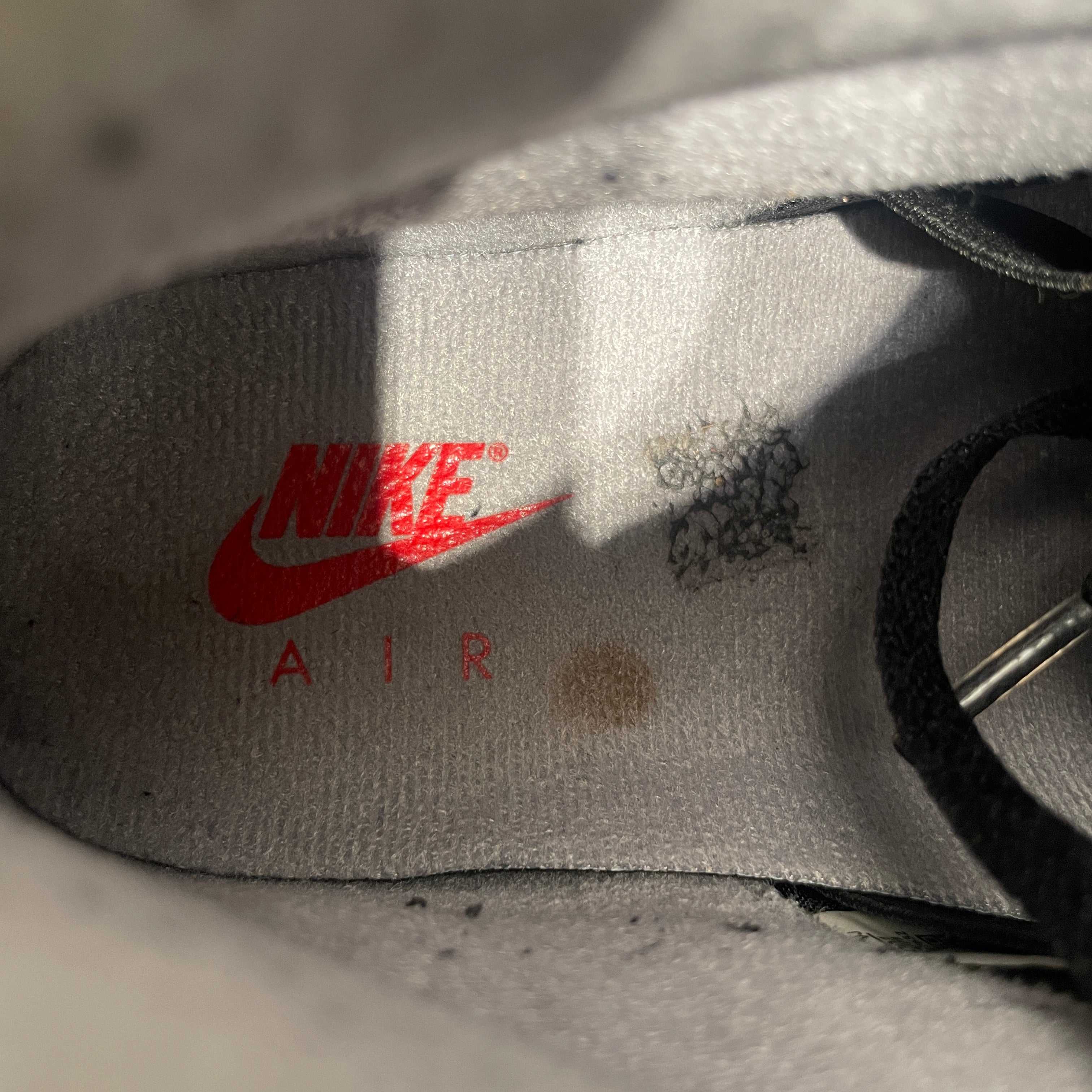 NIKE/Hi-Sneakers/US 10/Leather/BLK/Jordan 2 Black Cement view 3
