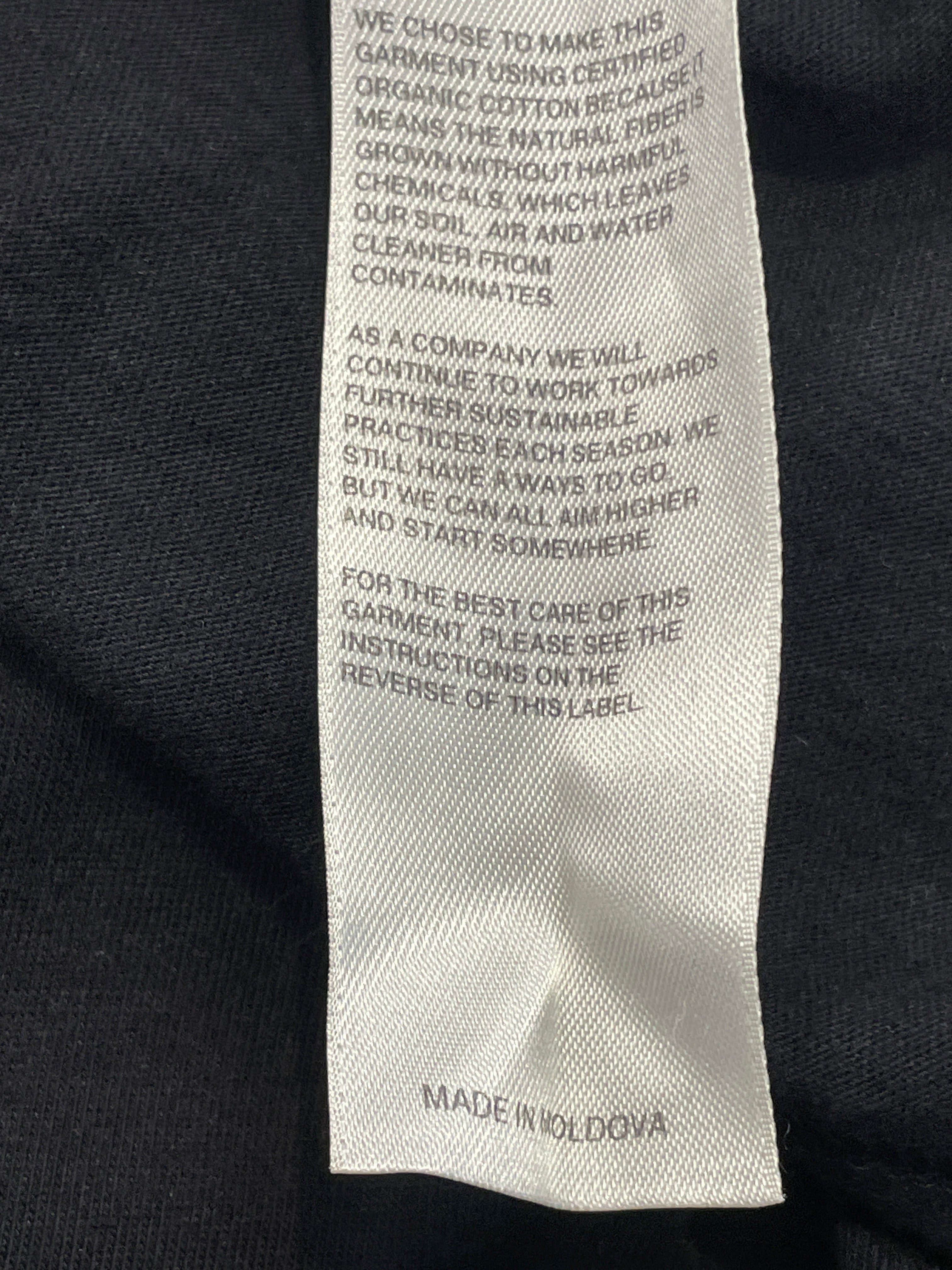 RICK OWENS DRKSHDW/T-Shirt/L/Cotton/BLK/GRAPHIC TSHIRT W/ RIBBON view 8
