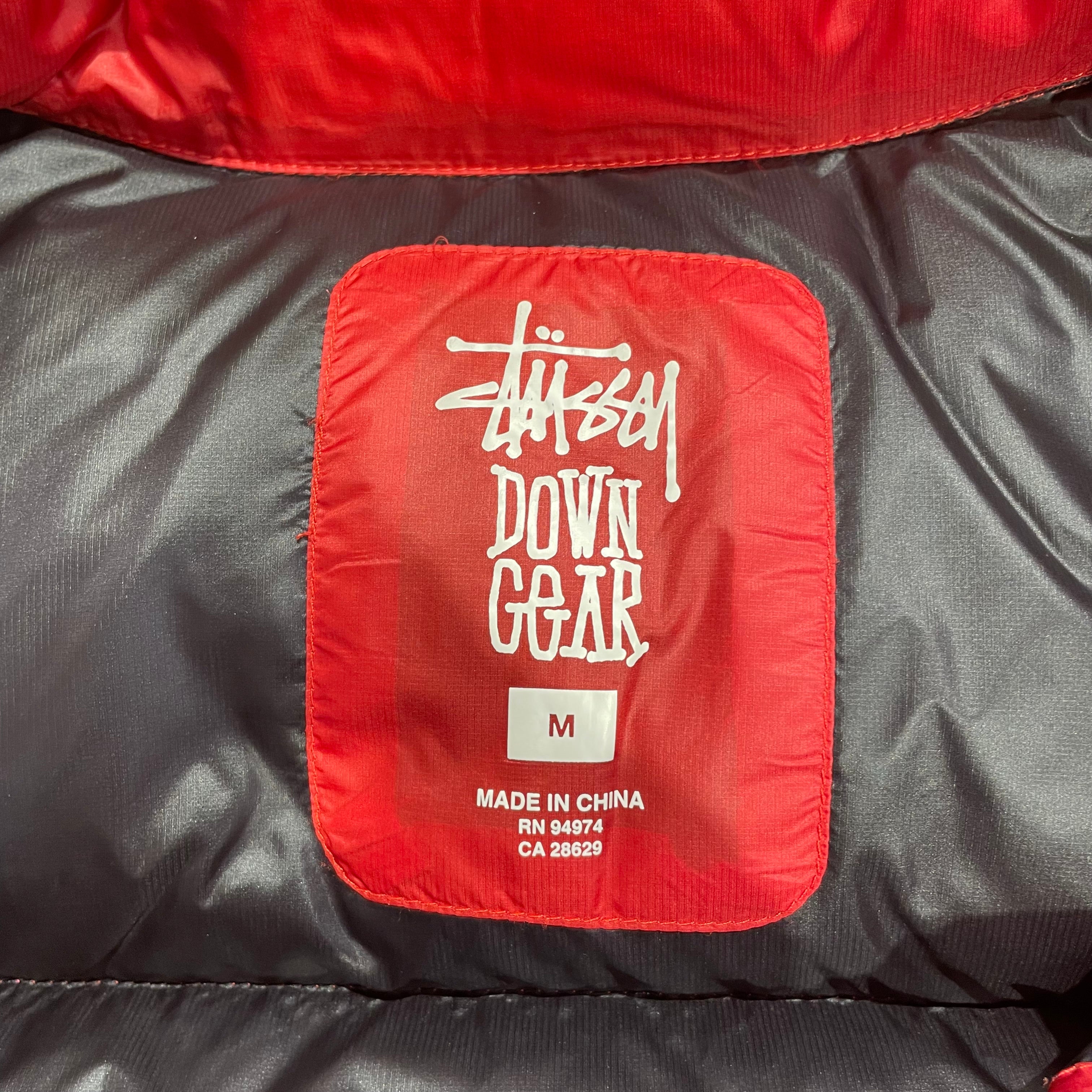 STUSSY/Jacket/M/RED/MICRO RIPSTOP DOWN JACKET view 3