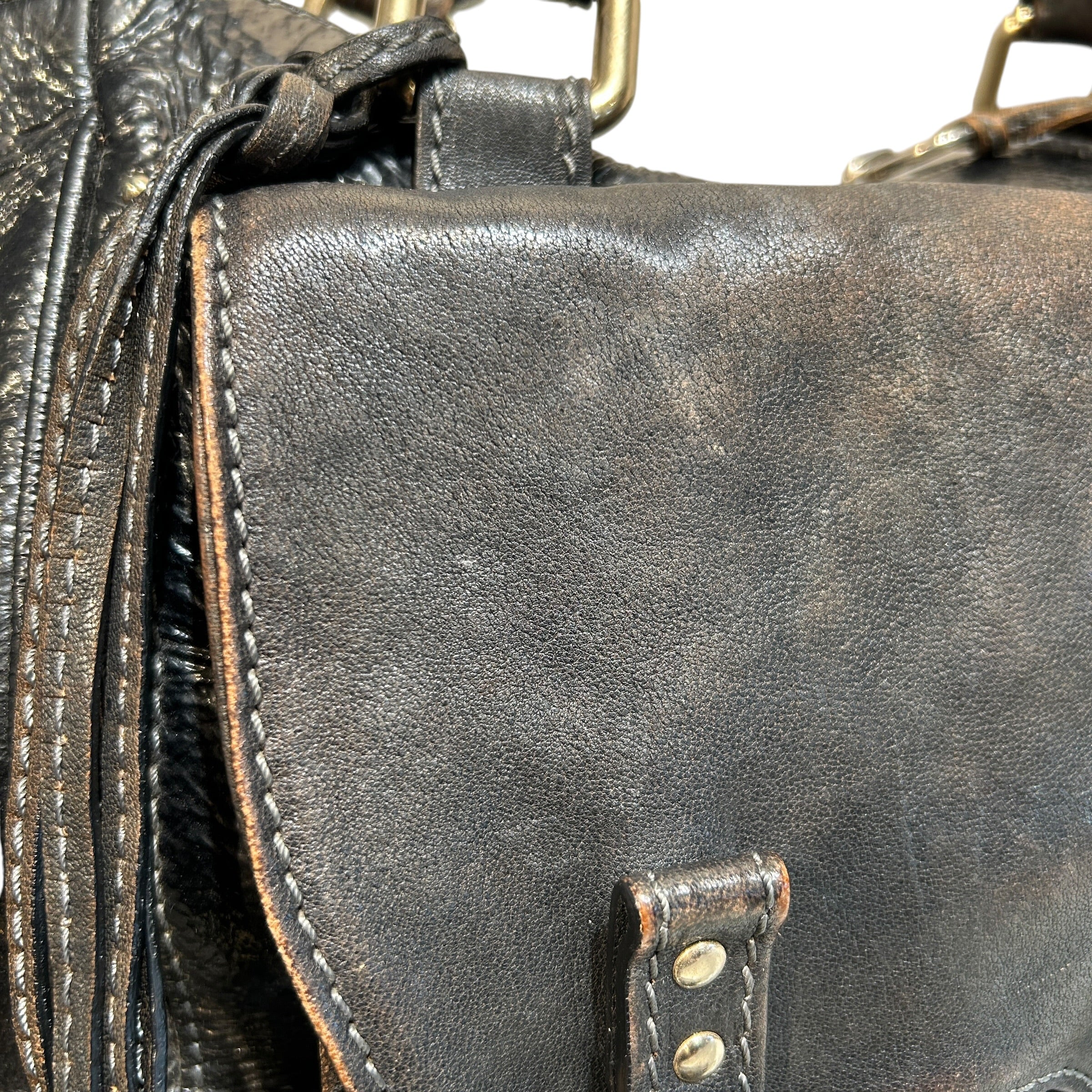 Chloe/Bag/Leather/BLK/Multi Flap W/ Lock view 9