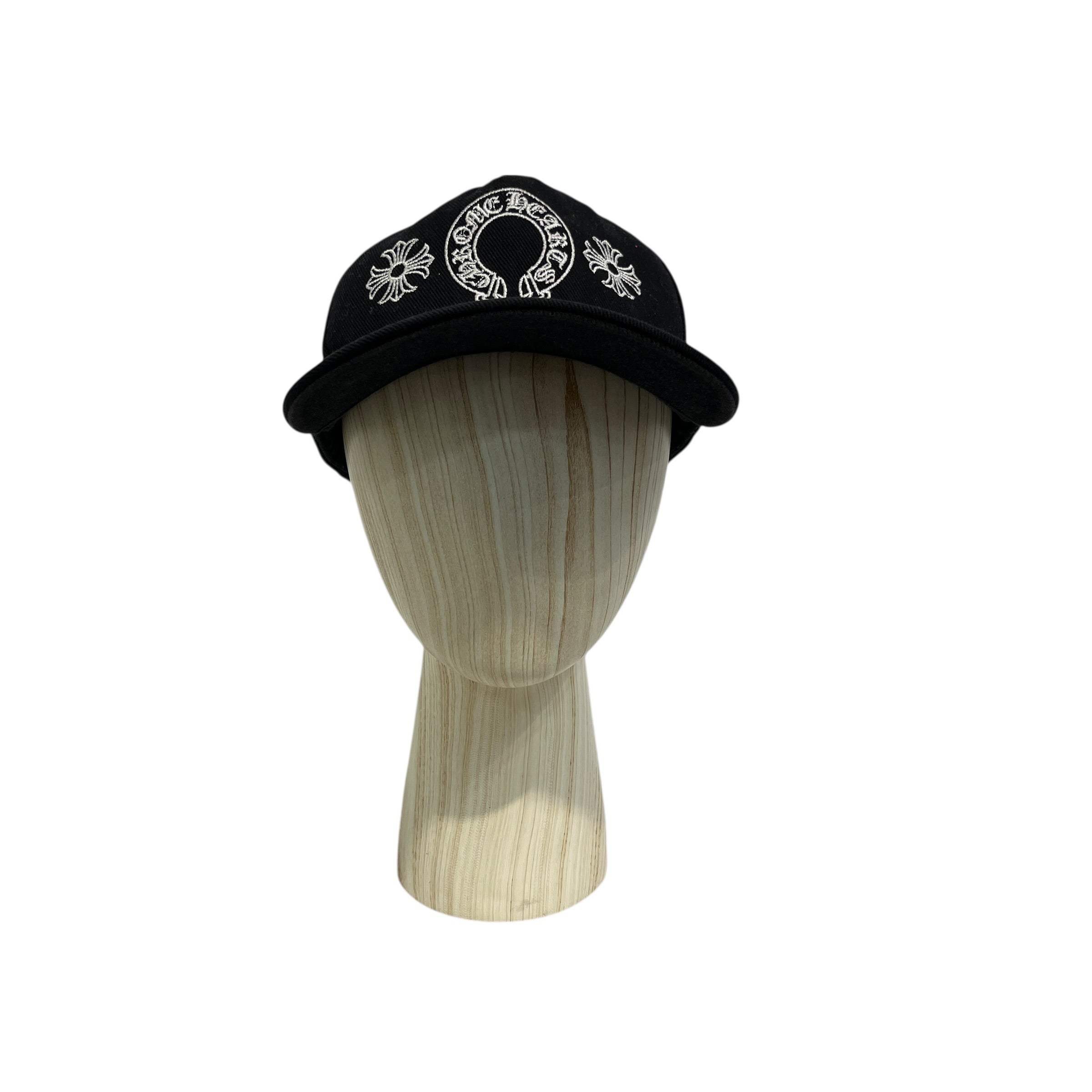 CHROME HEARTS/Cap/OS/Denim/BLK/horseshoe view 1
