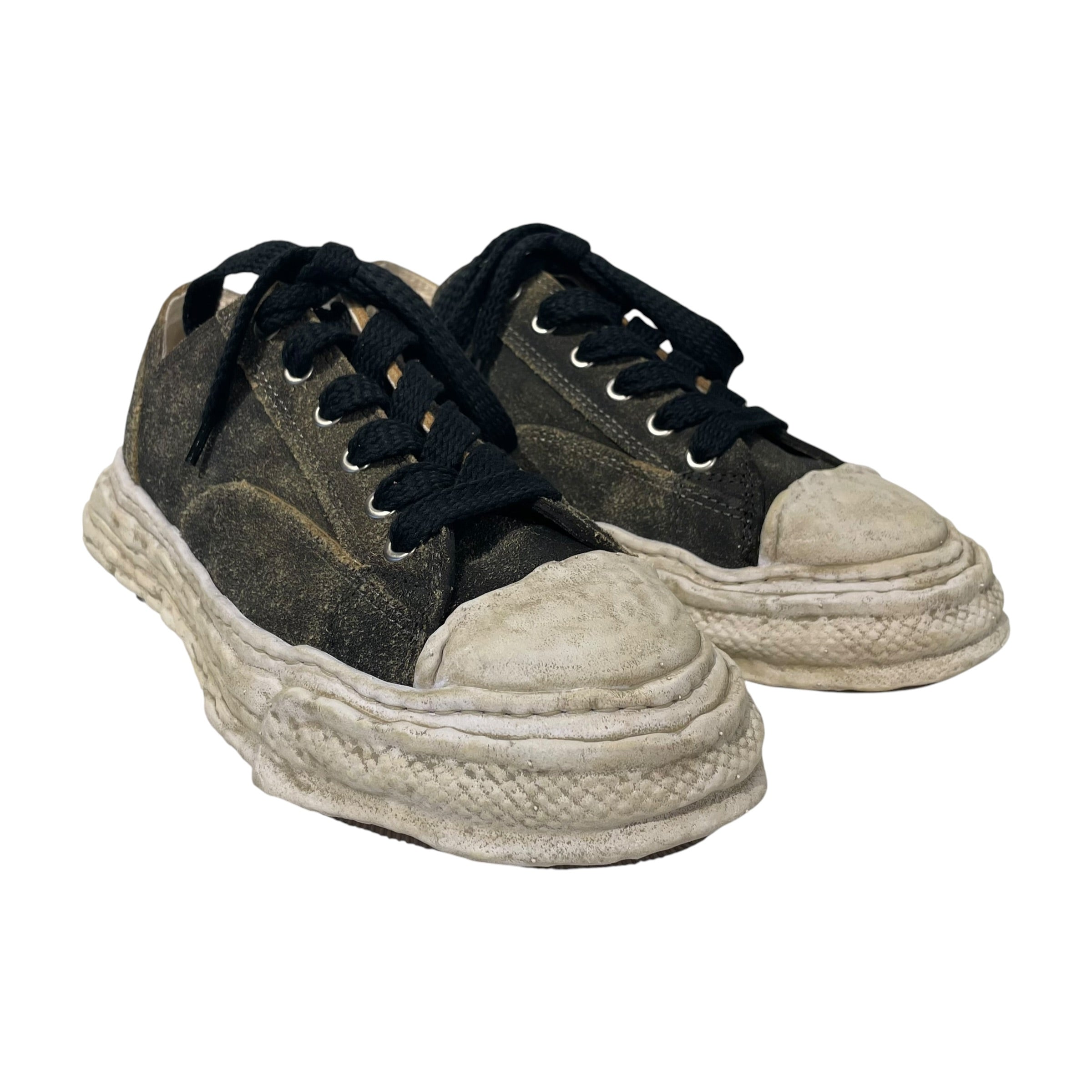 MIHARA YASUHIRO/Low-Sneakers/EU 45/Suede/BLK/PETERSON VINTAGE view 1