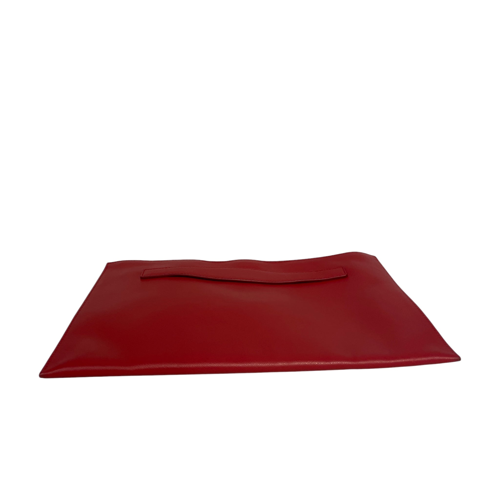 PRADA/Clutch Bag/Leather/RED/Lux Clutch view 3