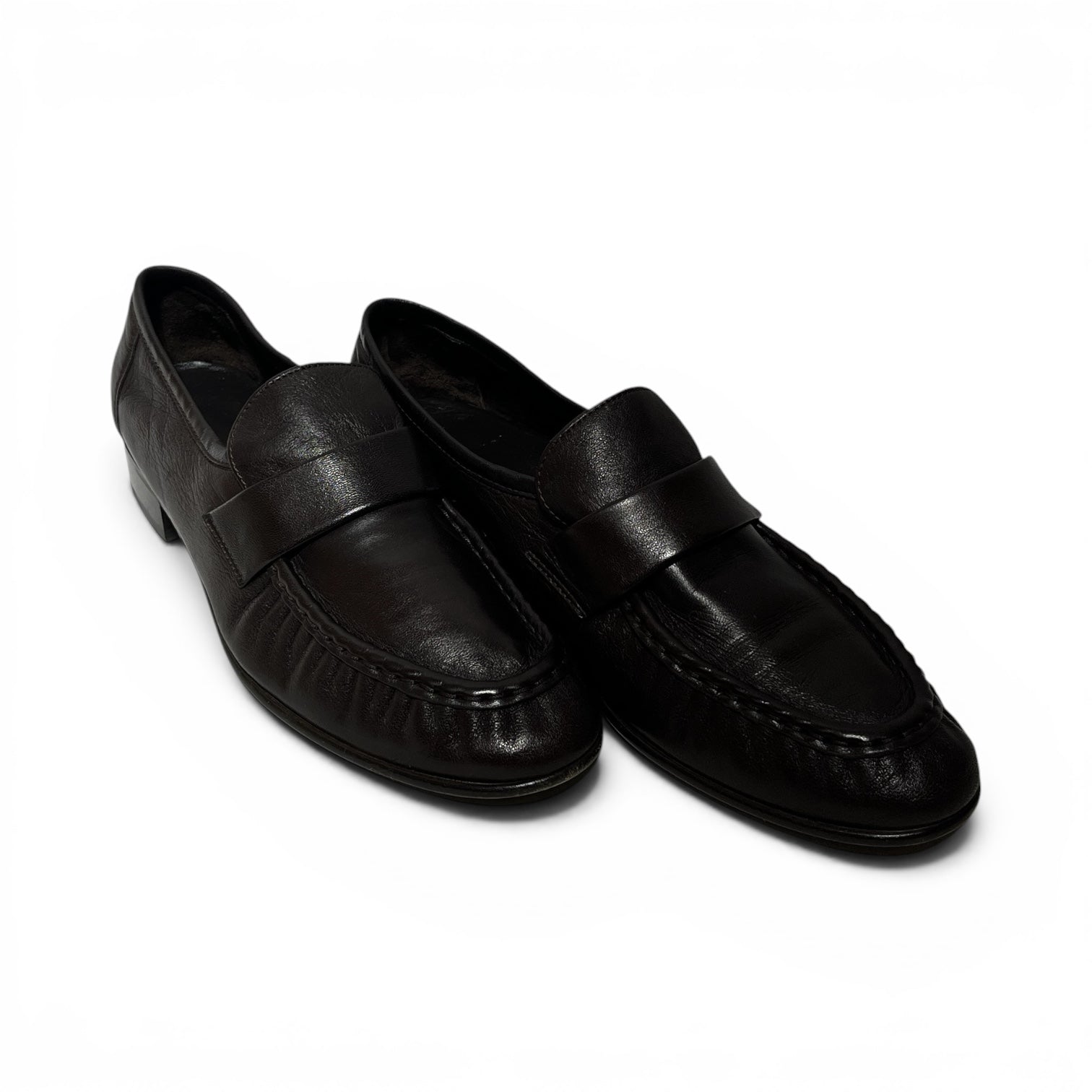 THE ROW/Loafers/EU 39/Leather/BRW/soft loafer view 1