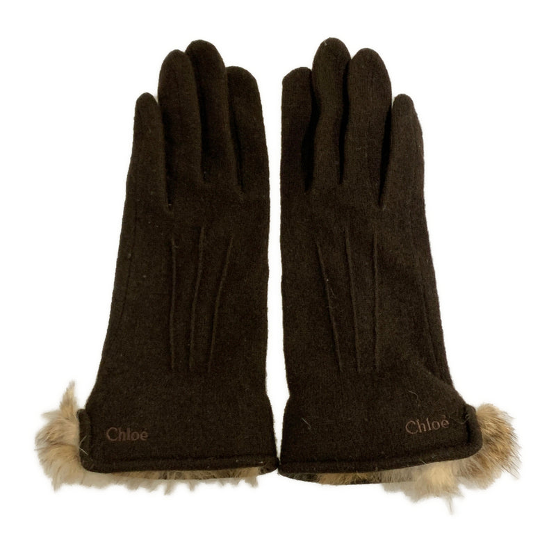 Chloe/Gloves, Mittens/BRW/Wool/