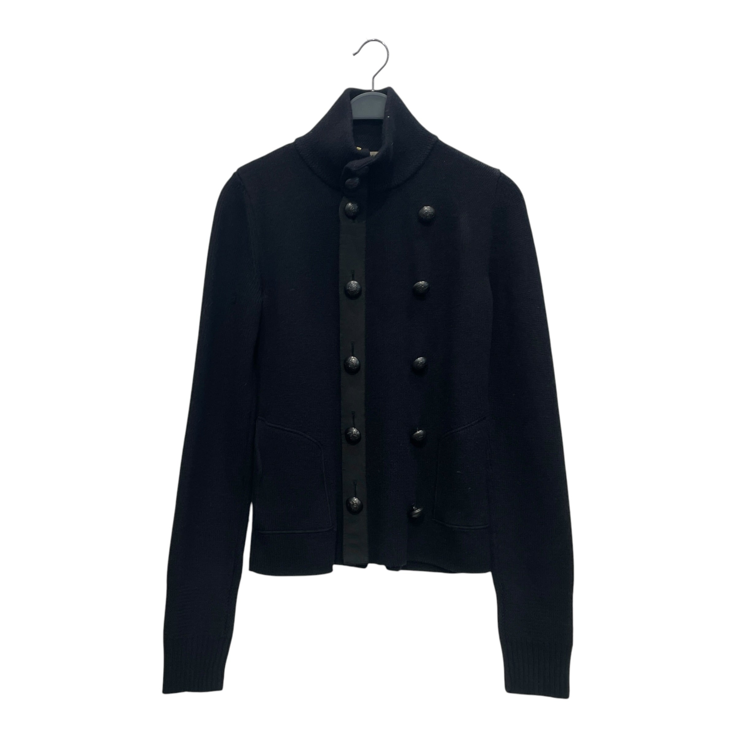 BALENCIAGA/Heavy Sweater/S/Wool/BLK/NAPOLEON/BUTTONS view 1