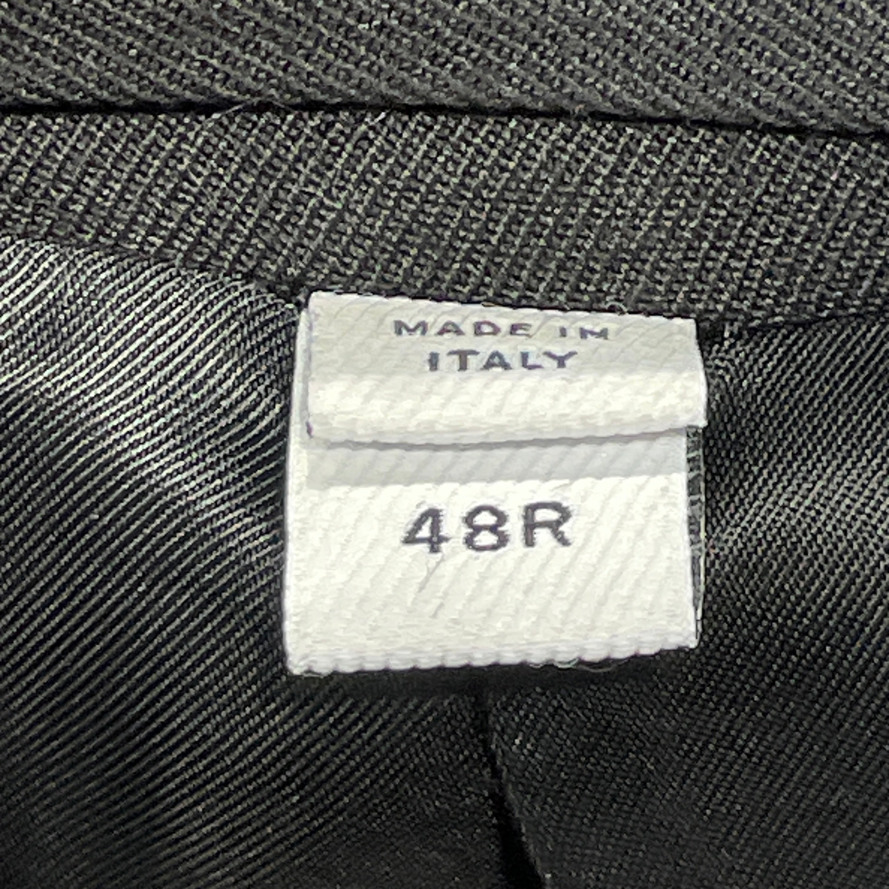 BURBERRY/Tailored Jkt/48/Wool/BLK/LOGO PRINT BLAZER view 3