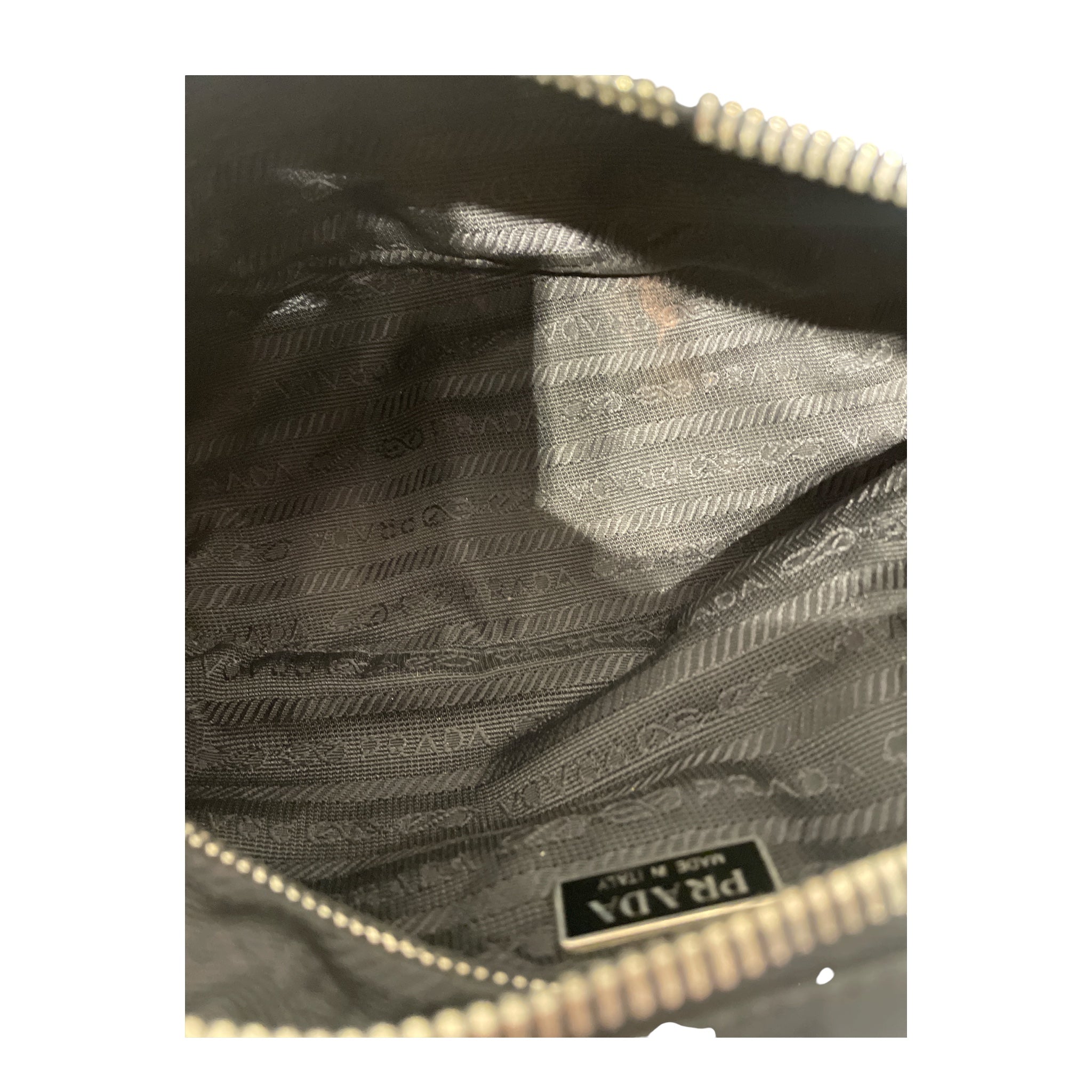 PRADA/Hand Bag/Nylon/BLK/Nylon Shoulder Bag view 3