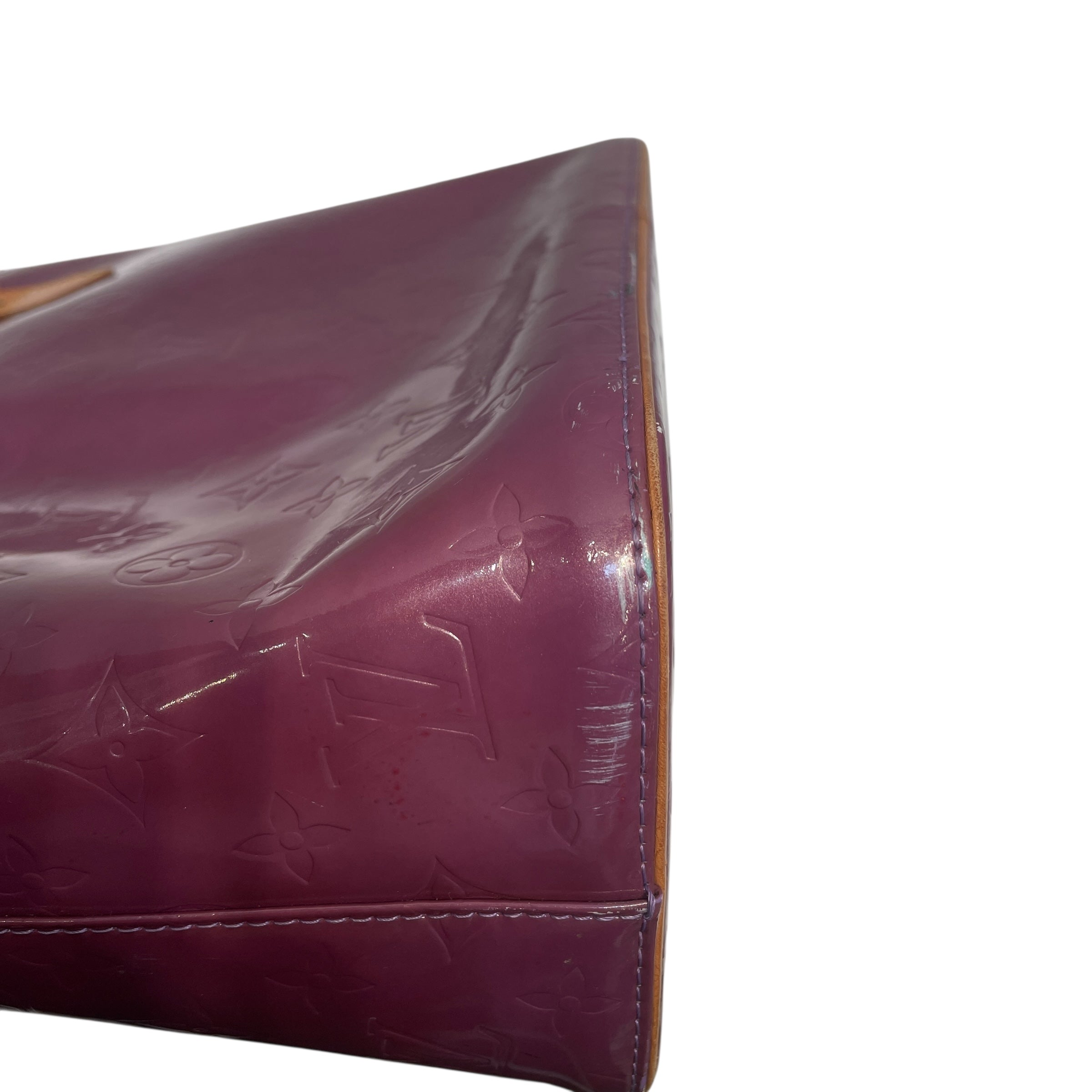 LOUIS VUITTON/Hand Bag/Monogram/Leather/PPL/VERNIS HOUSTON view 9