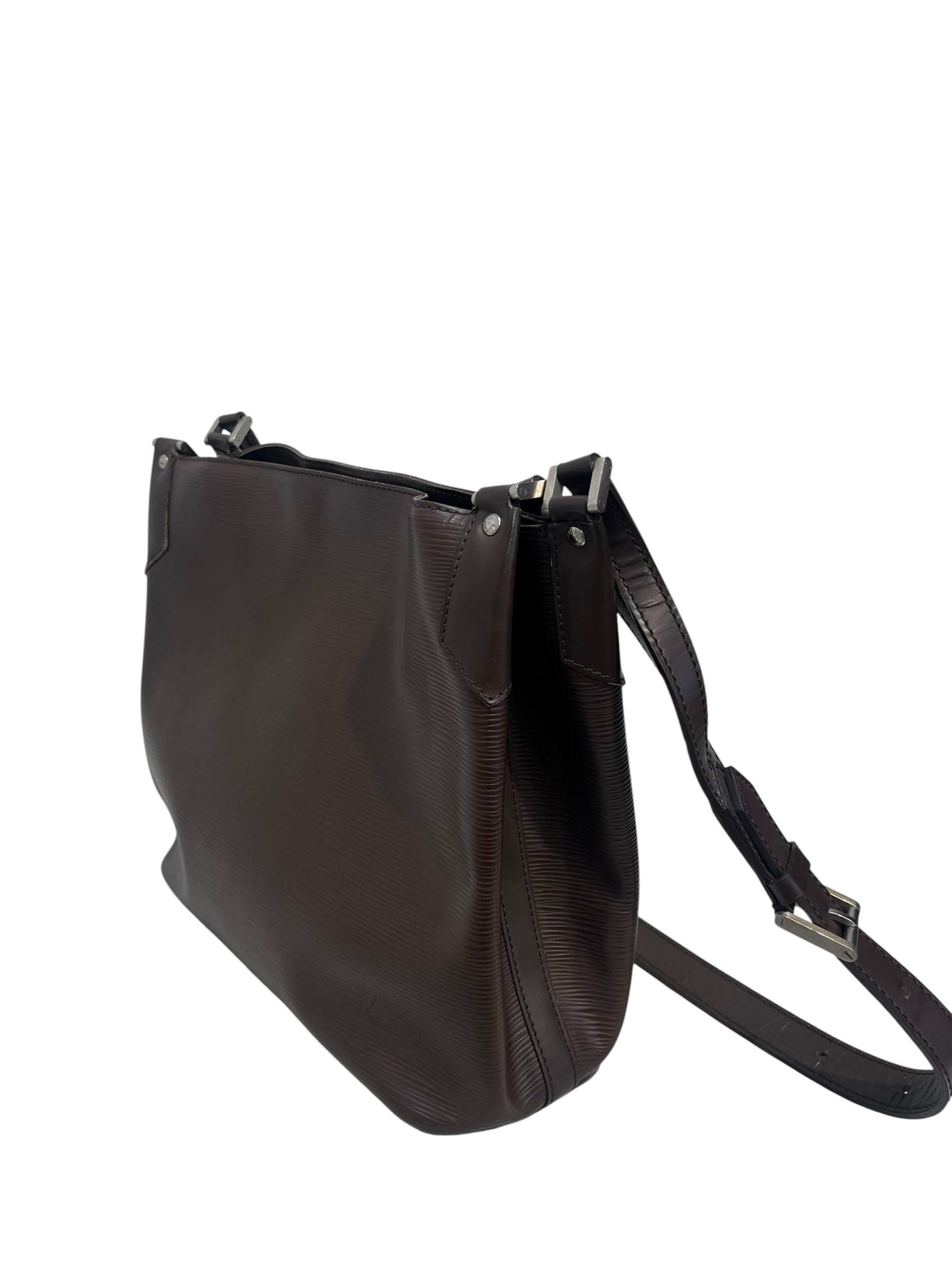 LOUIS VUITTON/Hand Bag/Leather/BRW/epi manadara view 5