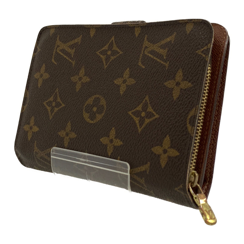 Louis Vuitton Porte Papier Zip Monogram Canvas Bifold Wallet on SALE