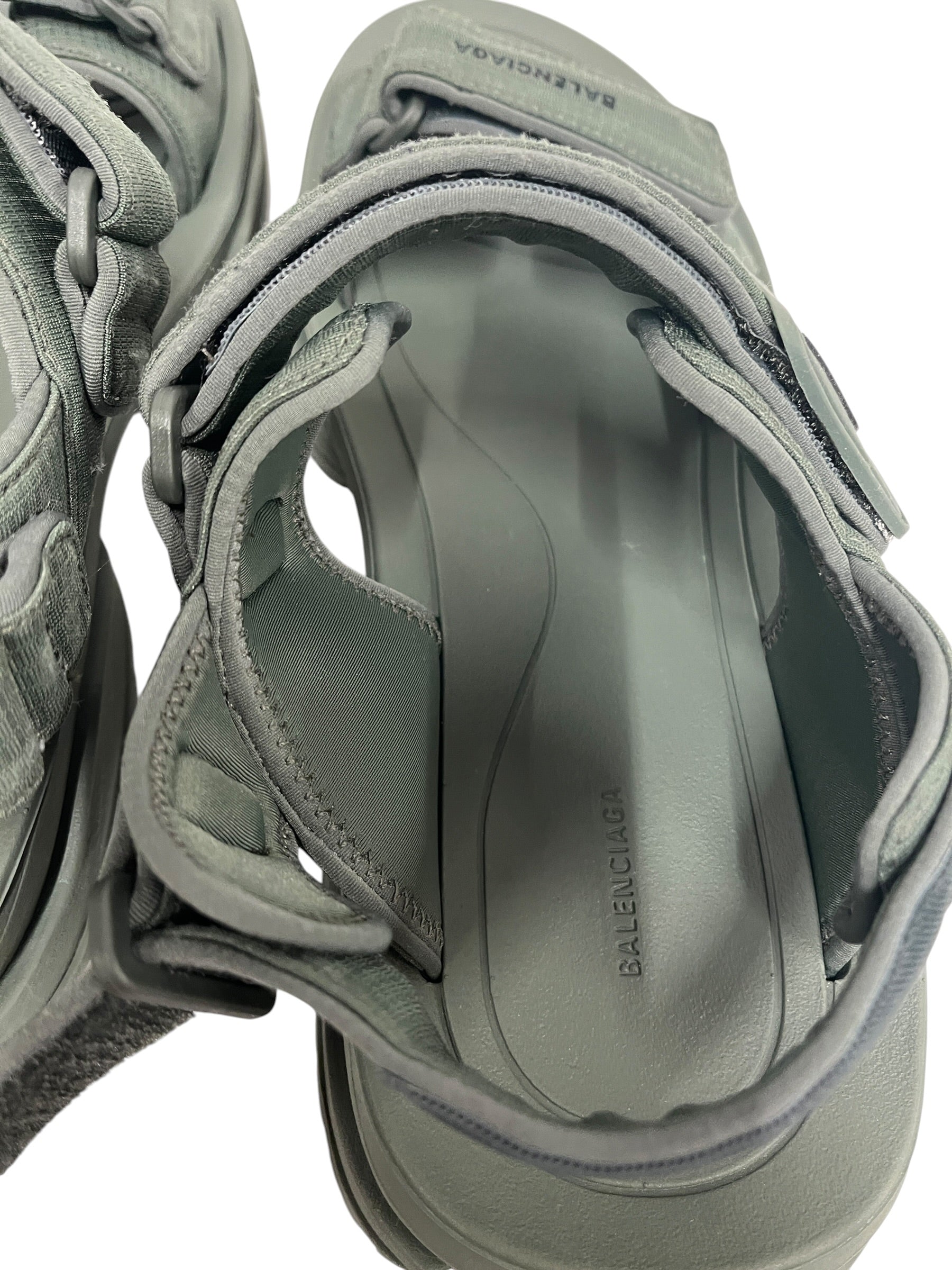 BALENCIAGA/Sandals/EU 46/Polyester/GRN/Tourist MNCL view 3