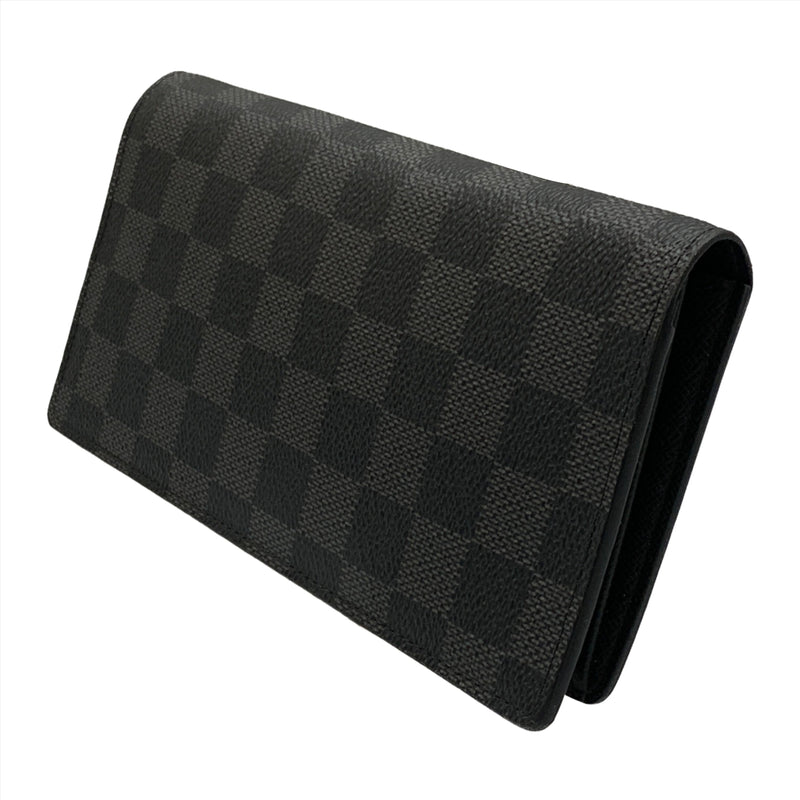 LOUIS VUITTON/Long Wallet/Gray/Monogram/PORTEFEUILLE BRAZZA_DAMIER GRAPHITE/N62665