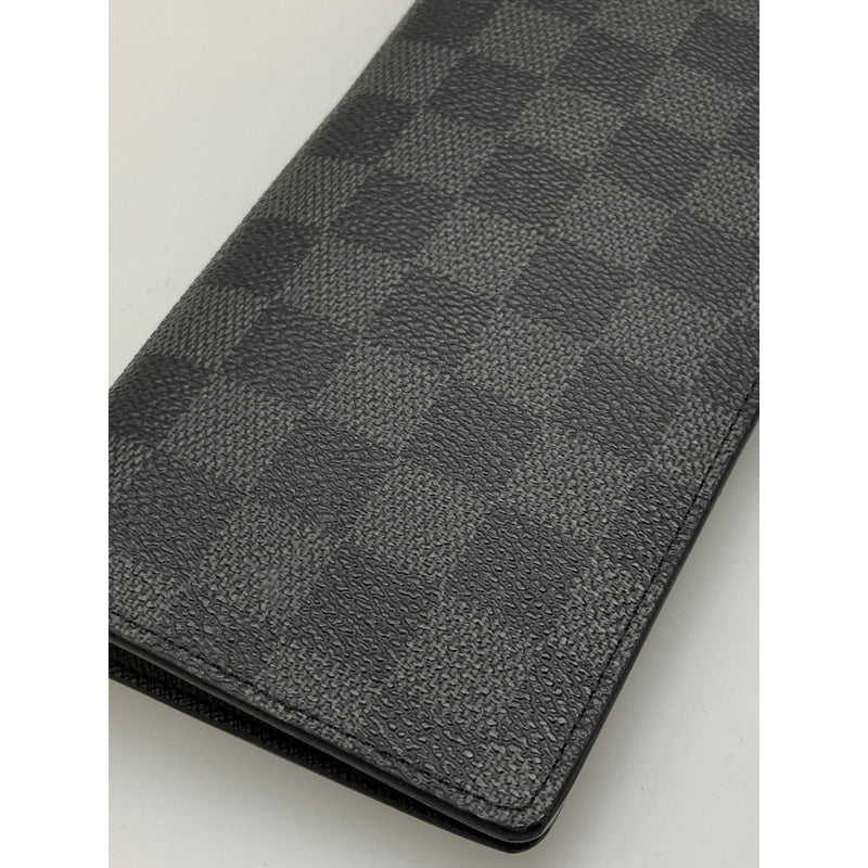 LOUIS VUITTON/Long Wallet/Gray/Monogram/PORTEFEUILLE BRAZZA_DAMIER GRAPHITE/N62665