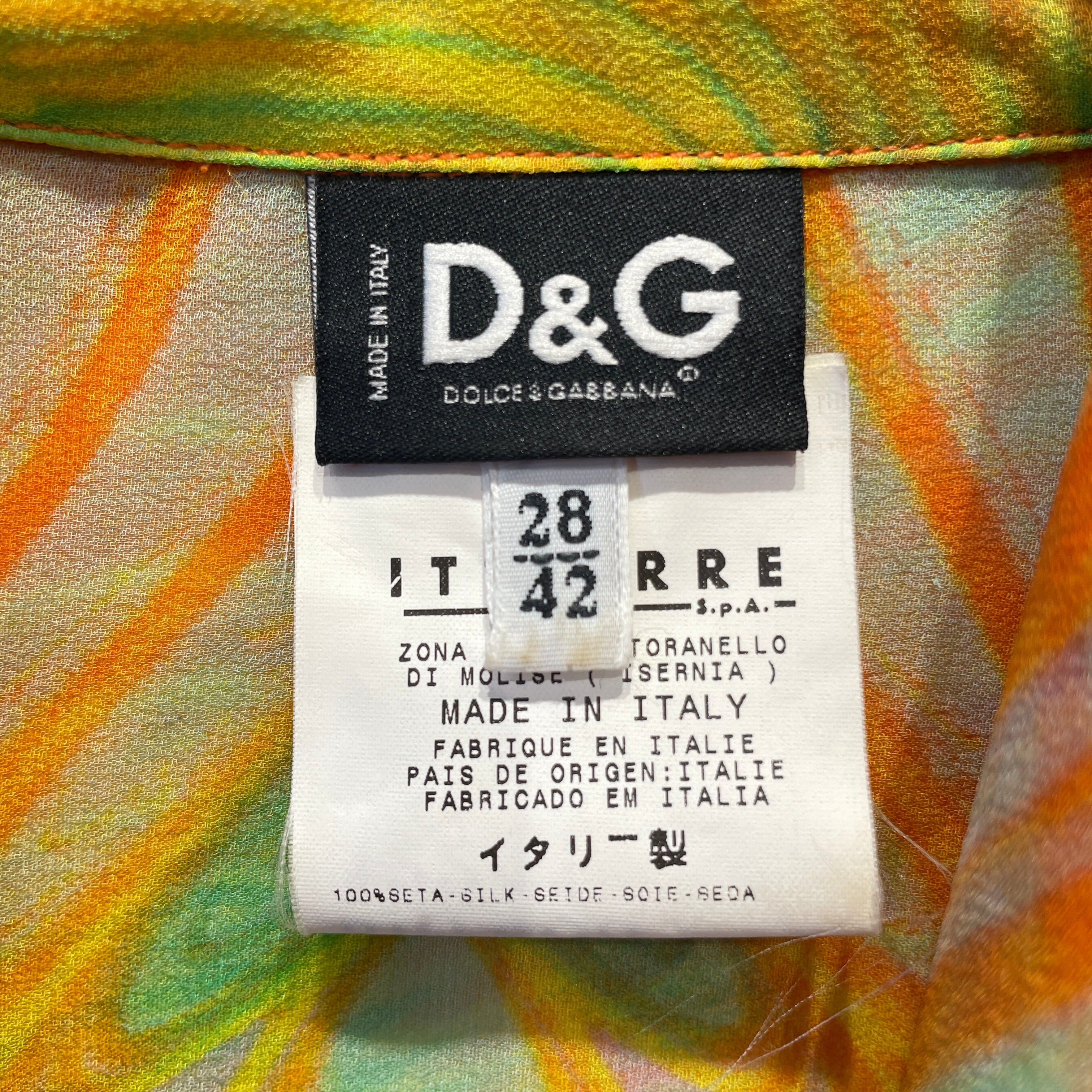 DOLCE&GABBANA/Blouse/28/All Over Print/Silk/MLT/D&G SEE THROOUGH ELEGANT view 3