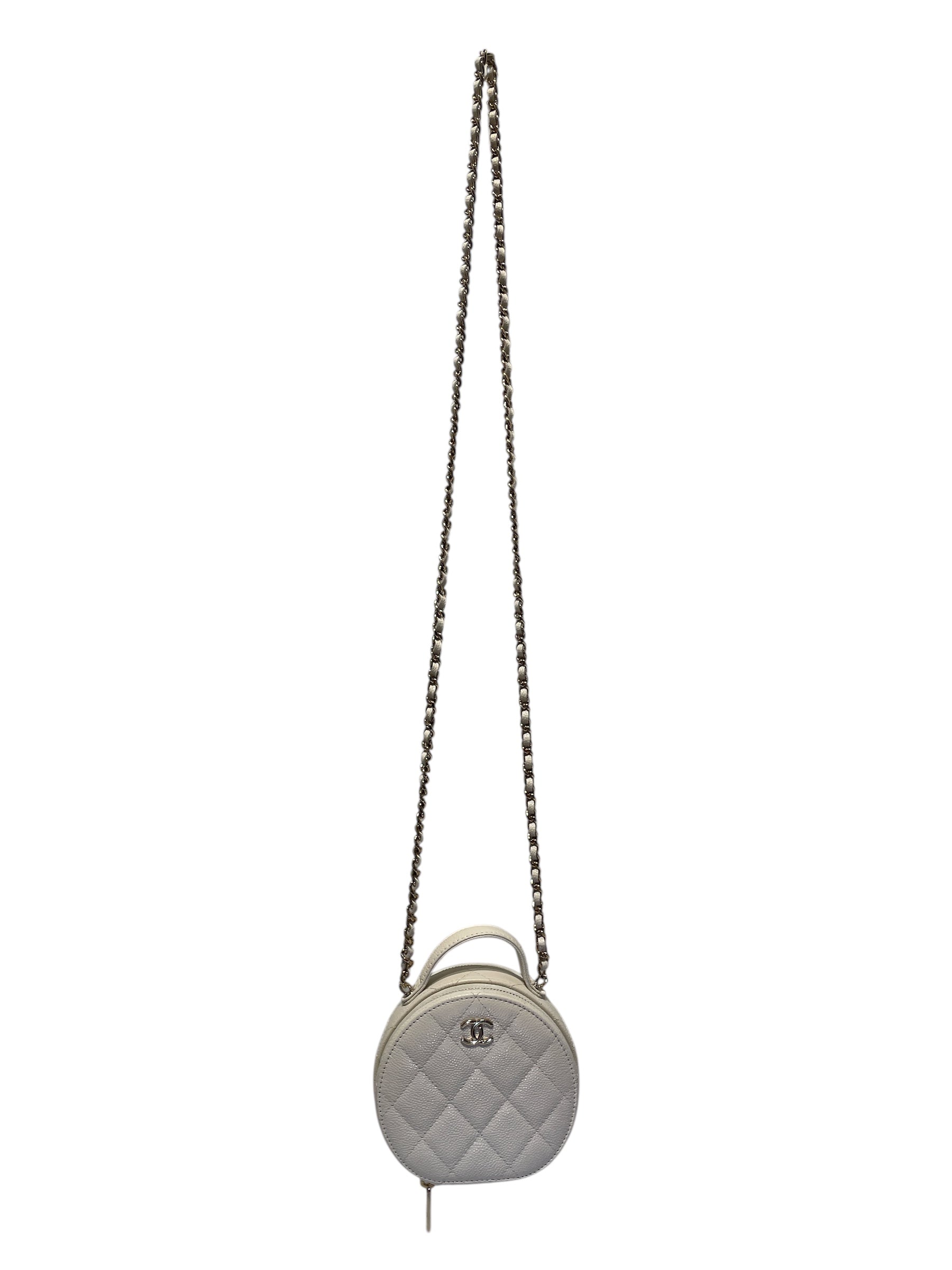 CHANEL/Cross Body Bag/Leather/WHT/2022 CRUISE COLLECTION view 1