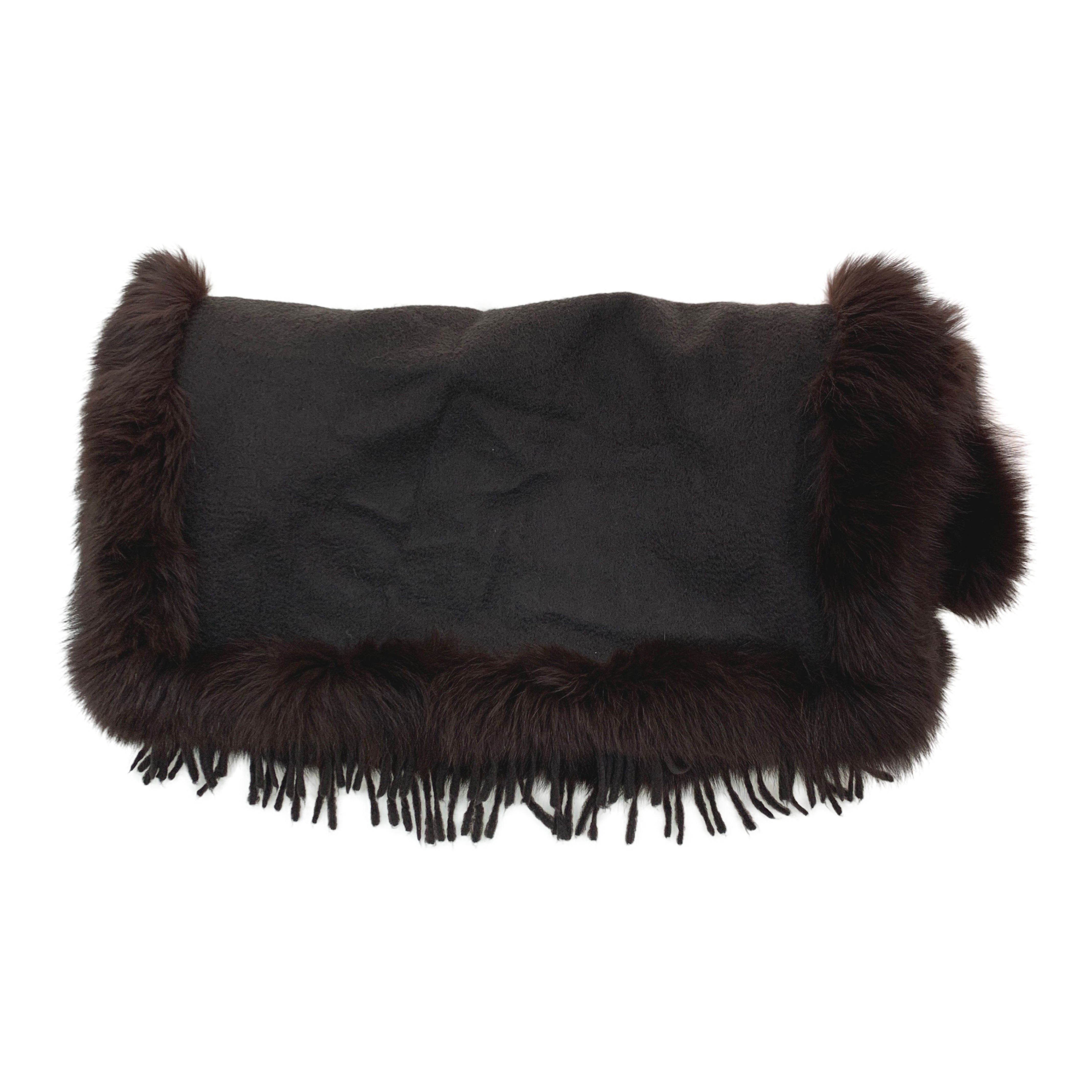 FENDI/Muffler Scarf/BLK/Cashmere/ view 2