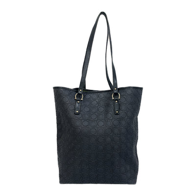 Salvatore Ferragamo/Tote Bag/BLK/PVC/All Over Print/au-21/4909