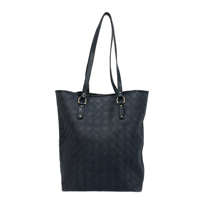 Salvatore Ferragamo/Tote Bag/BLK/PVC/All Over Print/au-21/4909