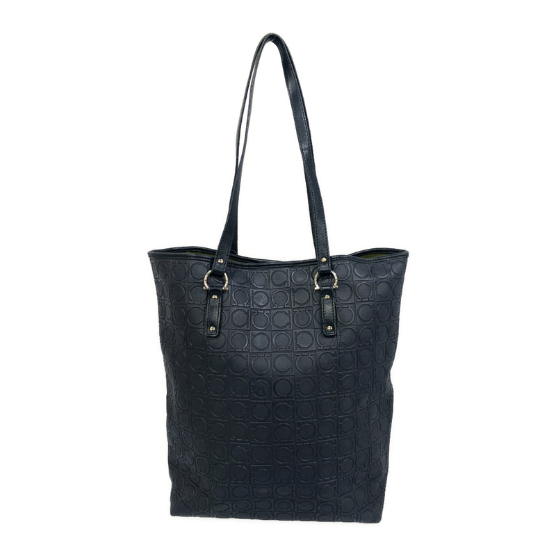 Salvatore Ferragamo/Tote Bag/BLK/PVC/All Over Print/au-21/4909
