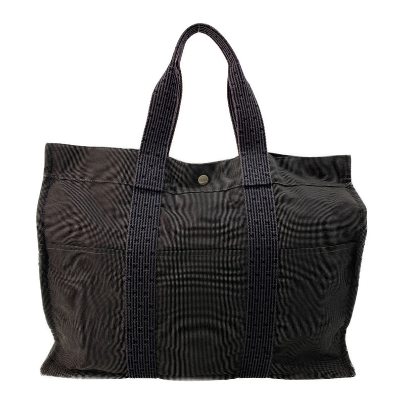 HERMES/Tote Bag/GRY/Canvas