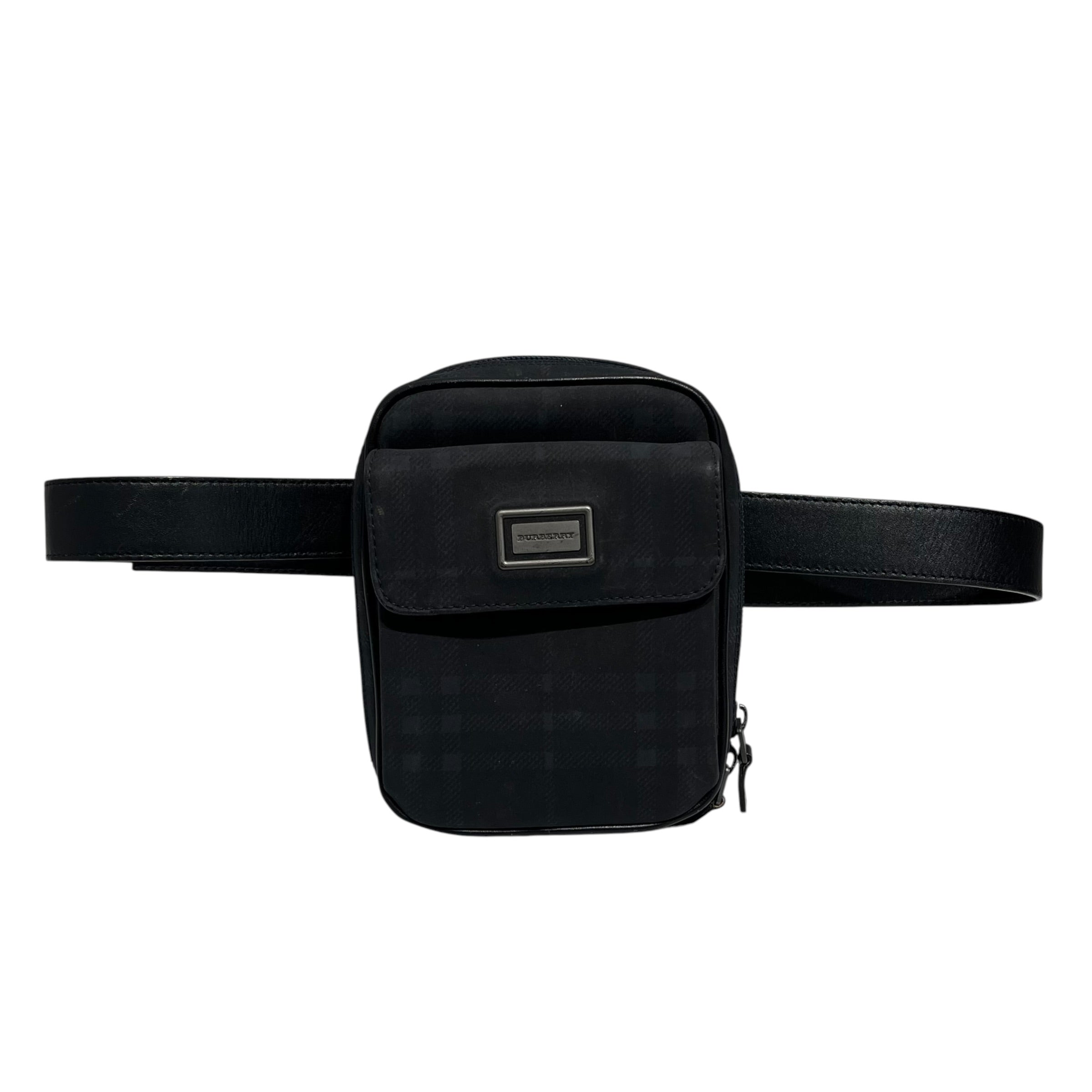 BURBERRY/Cross Body Bag/Tartan/NVY/crossbody mini view 1