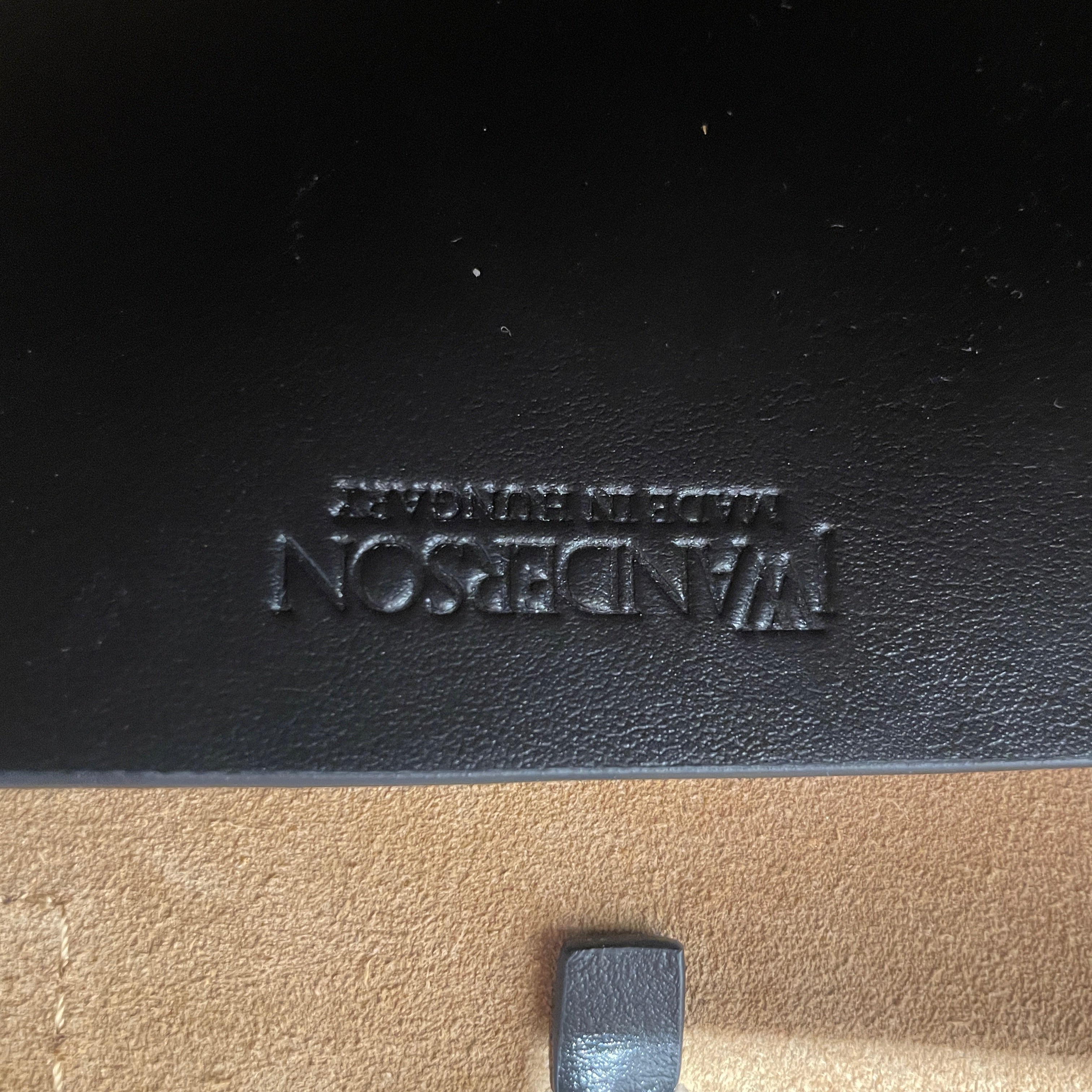 JW ANDERSON(J.W.ANDERSON)/Cross Body Bag/Leather/BLK/Chain Crossbody view 4