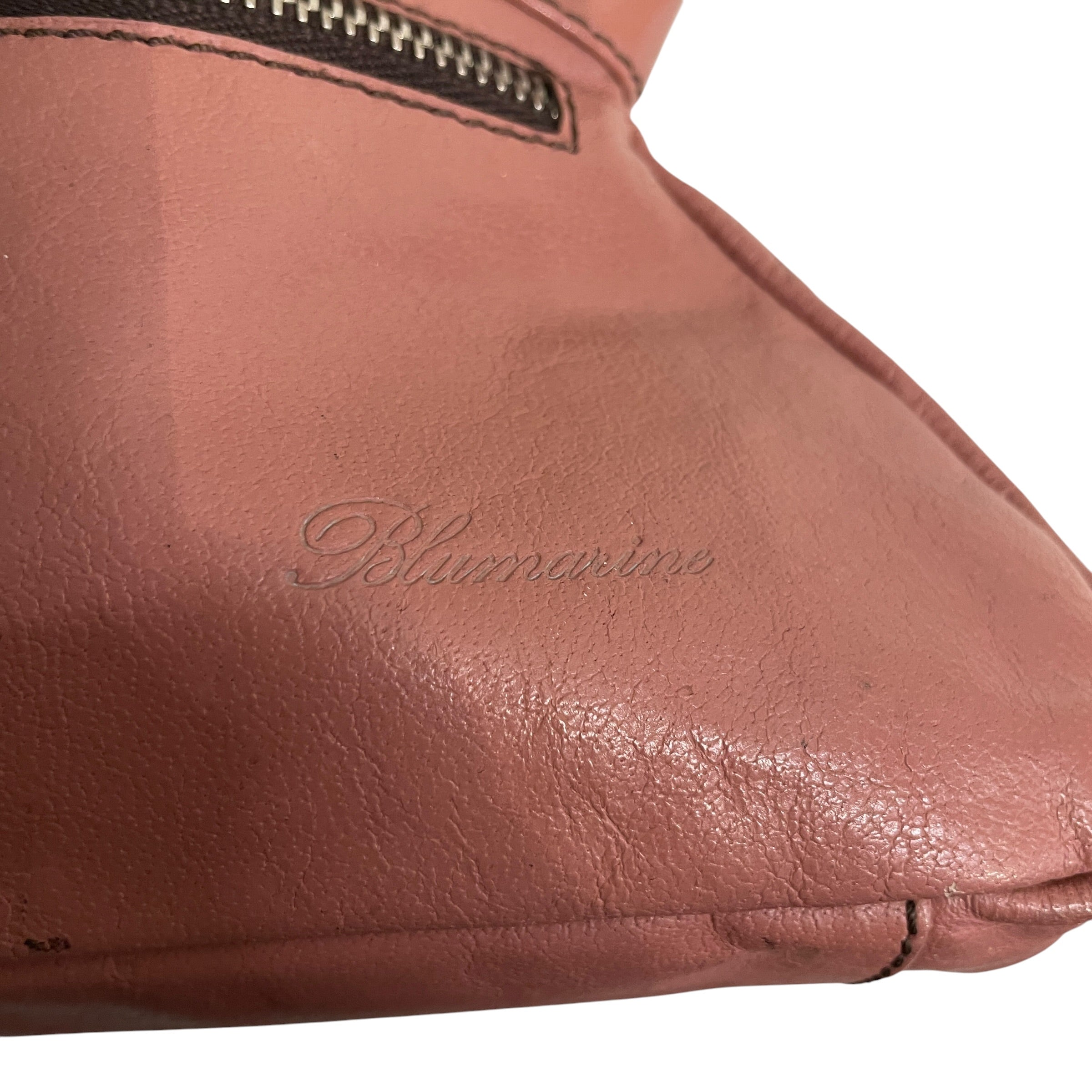 BLUMARINE/Clutch Bag/Leather/PNK/CARGO POCKET/ TASSLE ZIP view 4