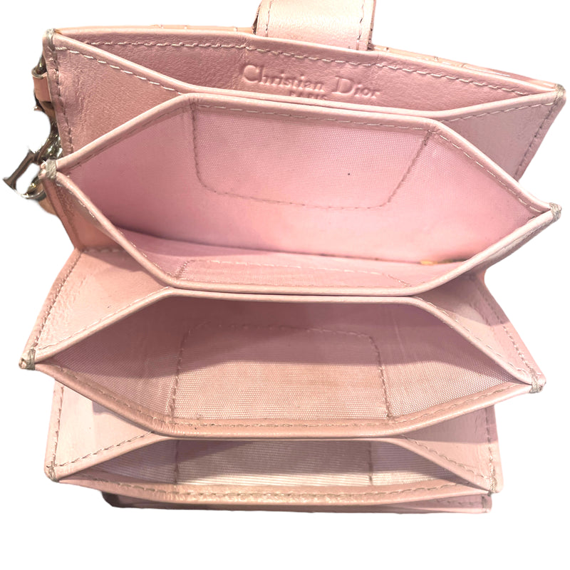 Christian Dior/Wallet/Leather/PNK/LADY DOIR JASMINE